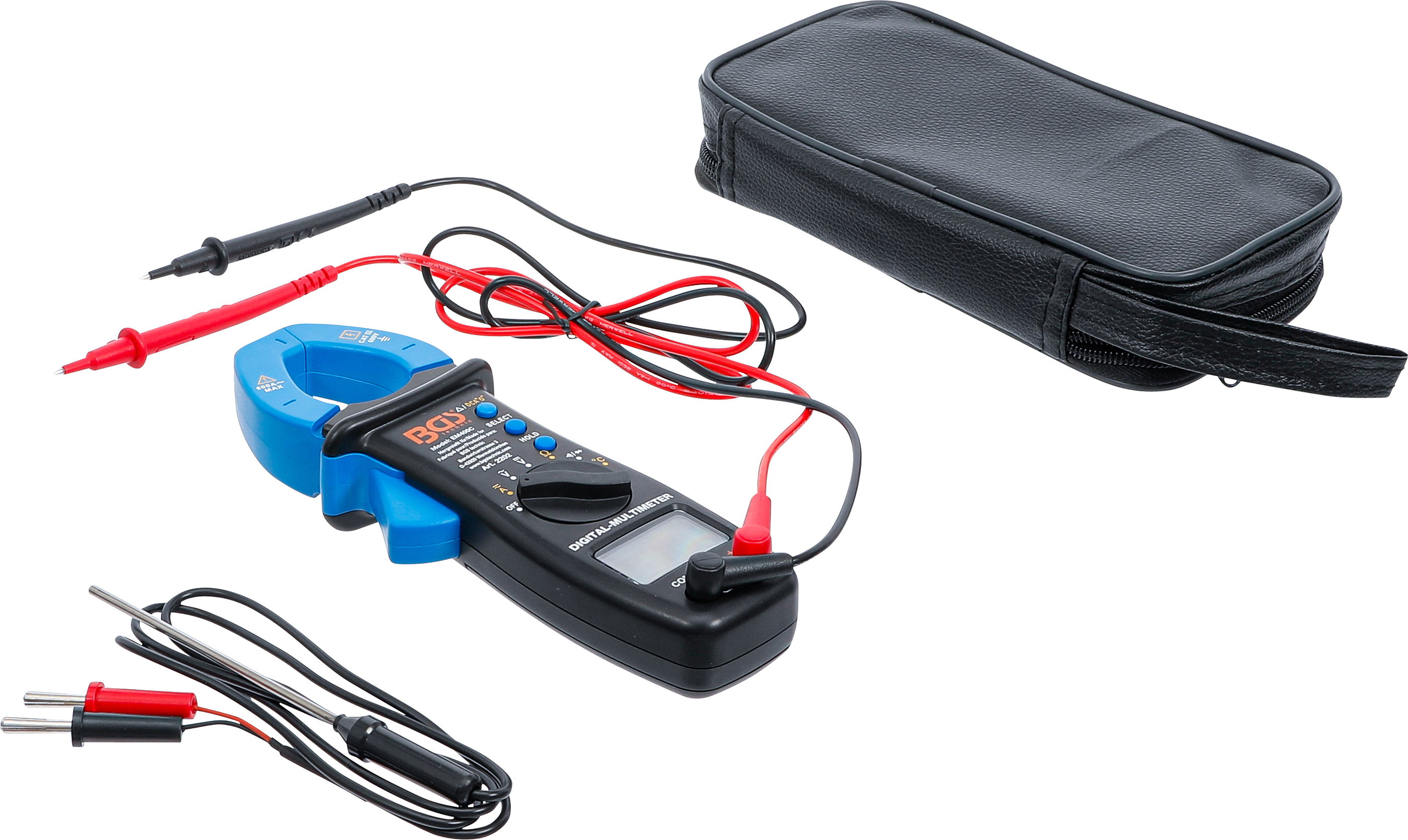 BGS 2202 Digital-Multimeter mit Zange für Gleich- und Wechselstrom
