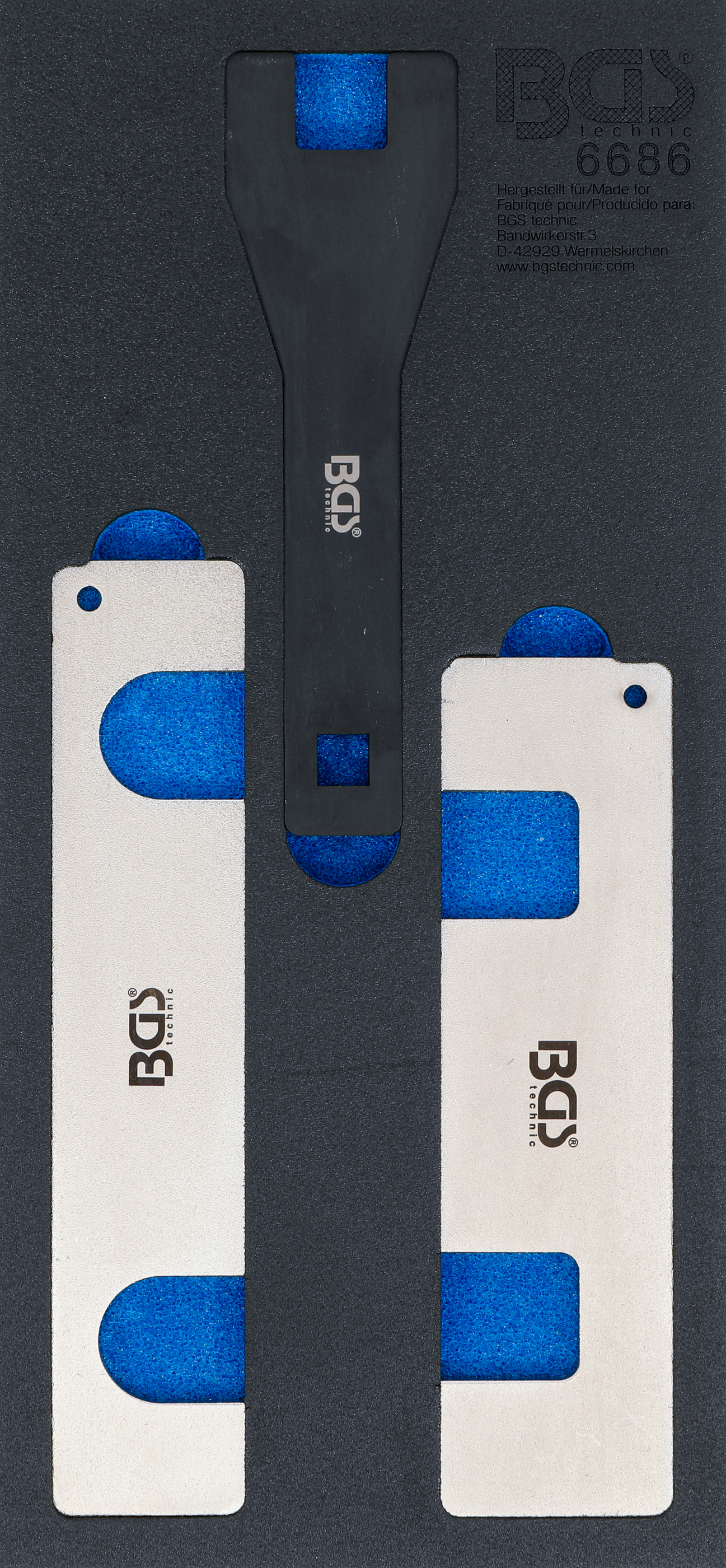 BGS 6686 Werkstattwageneinlage 1/3: Motor-Einstellwerkzeug-Satz | für Opel 1.0, 1.4 L Benzinmotoren