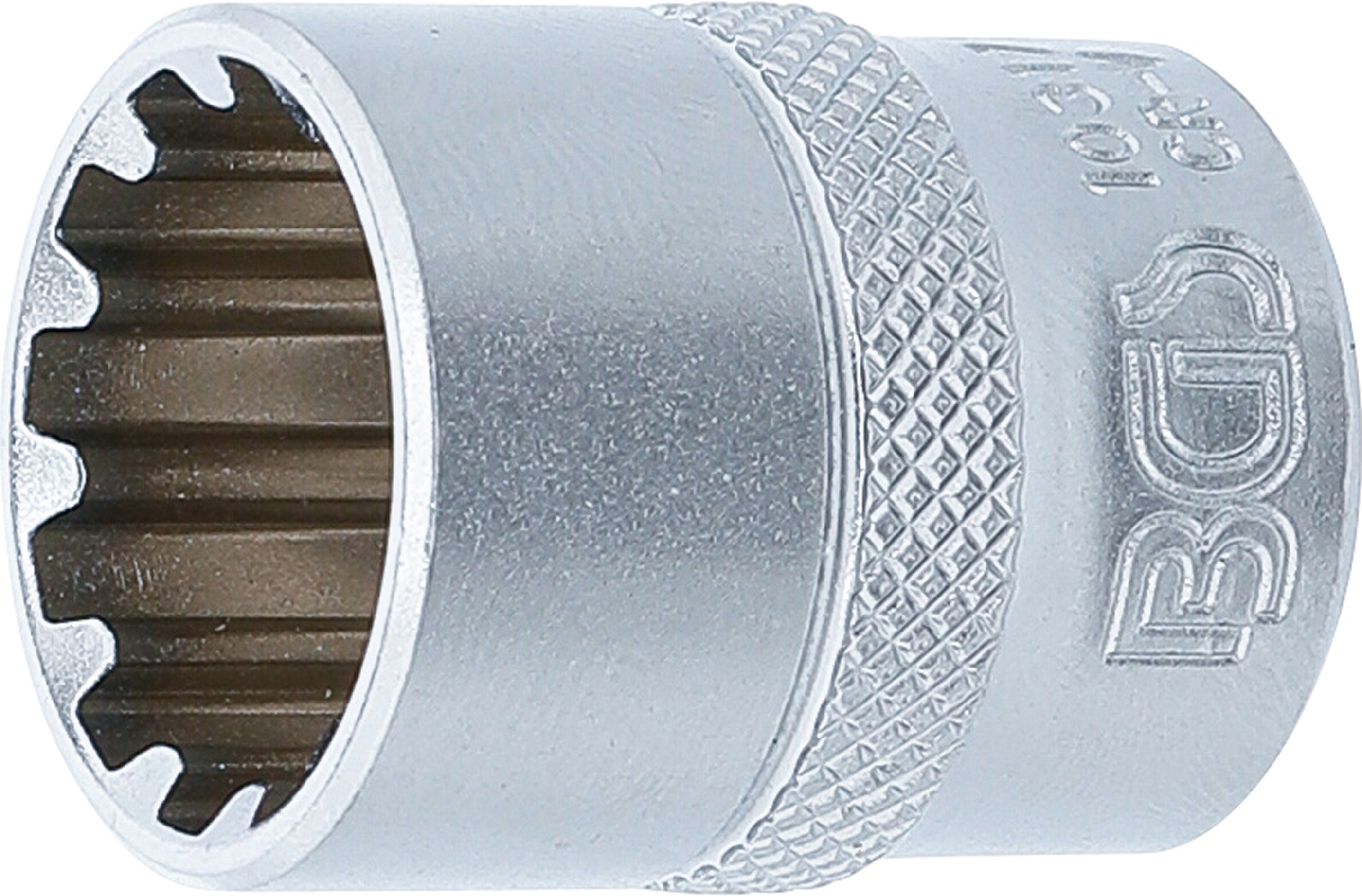 BGS 10317 Steckschlüssel-Einsatz Gear Lock | Antrieb Innenvierkant 10 mm (3/8") | SW 17 mm