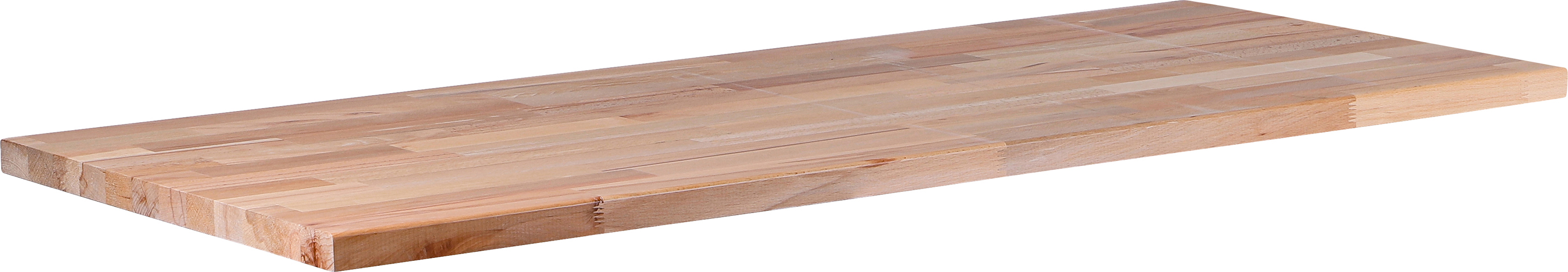 BGS 80208 Massivholz-Arbeitsplatte | 1300 x 550 x 30 mm