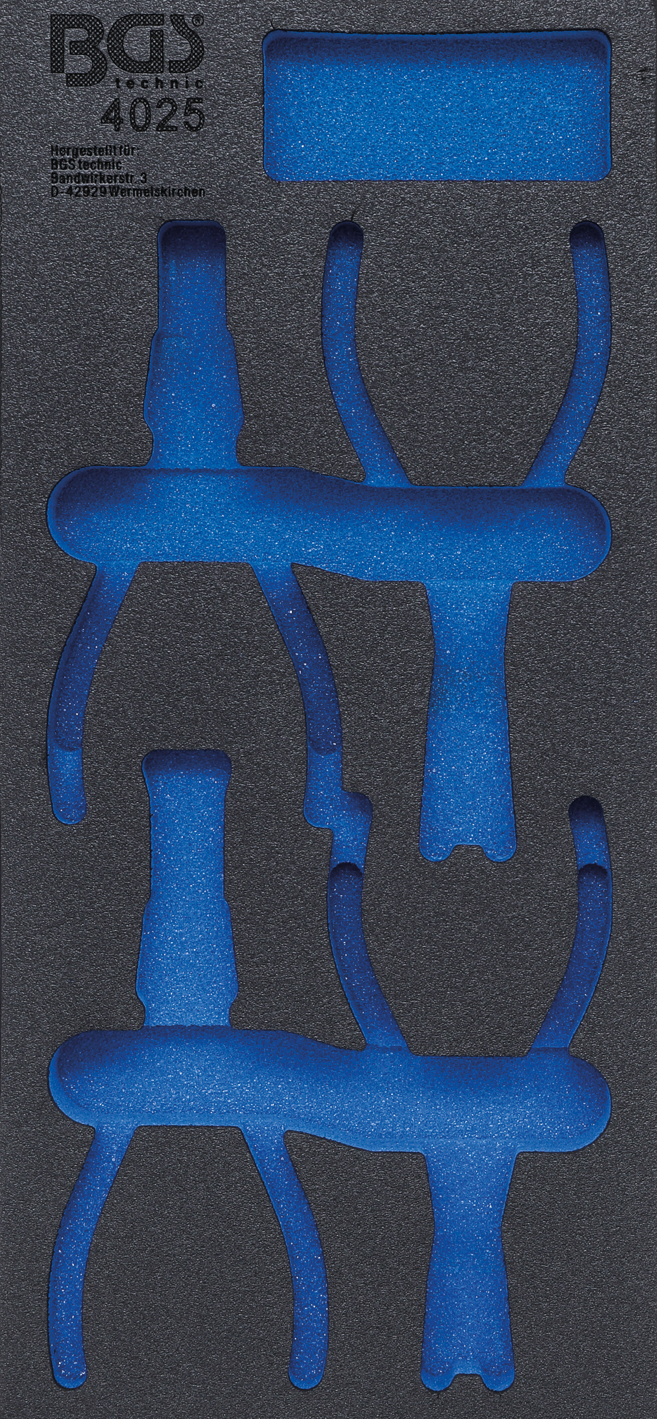 BGS 4025-1 Werkstattwageneinlage 1/3 | leer | für Art. 4025