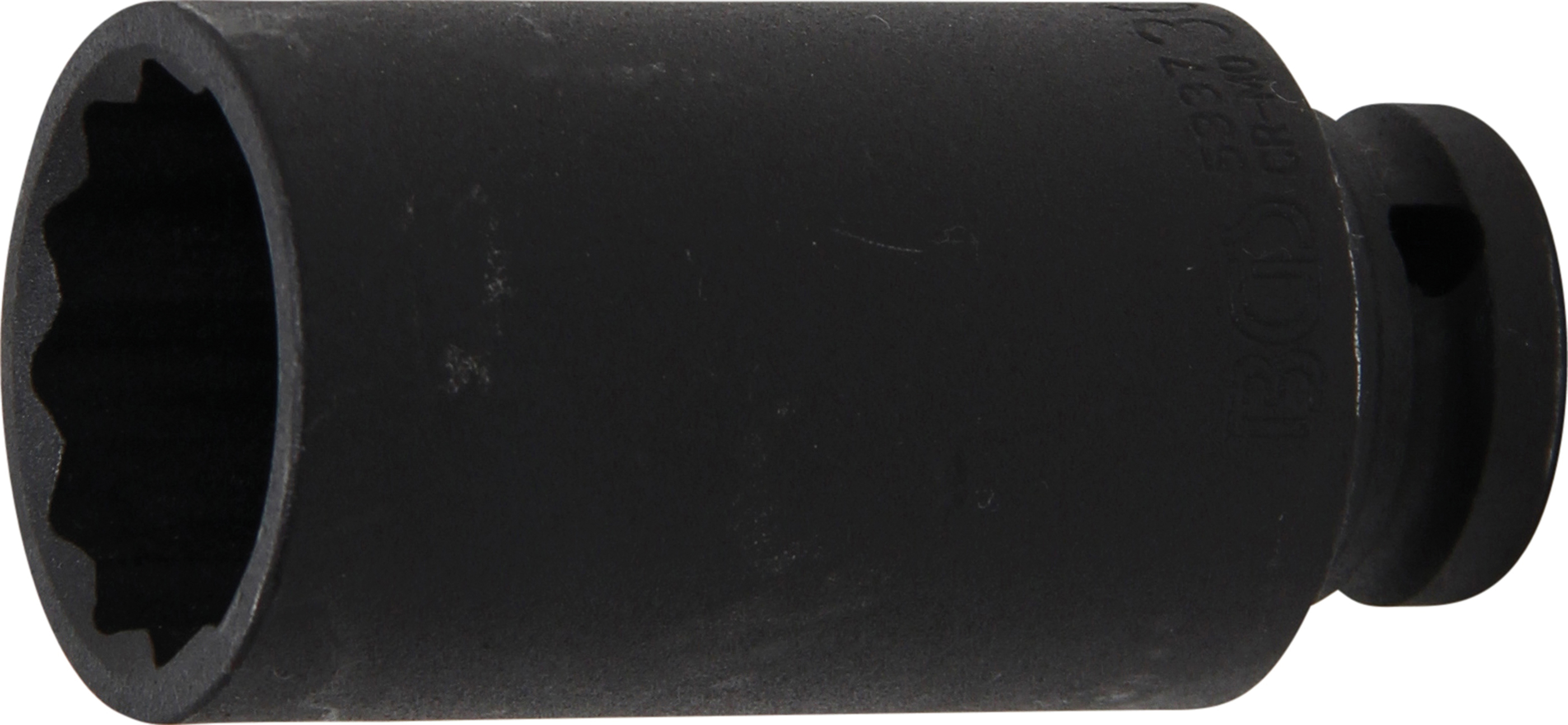 BGS 5337 Kraft-Steckschlüssel-Einsatz Zwölfkant, tief | Antrieb Innenvierkant 12,5 mm (1/2") | SW 30 mm