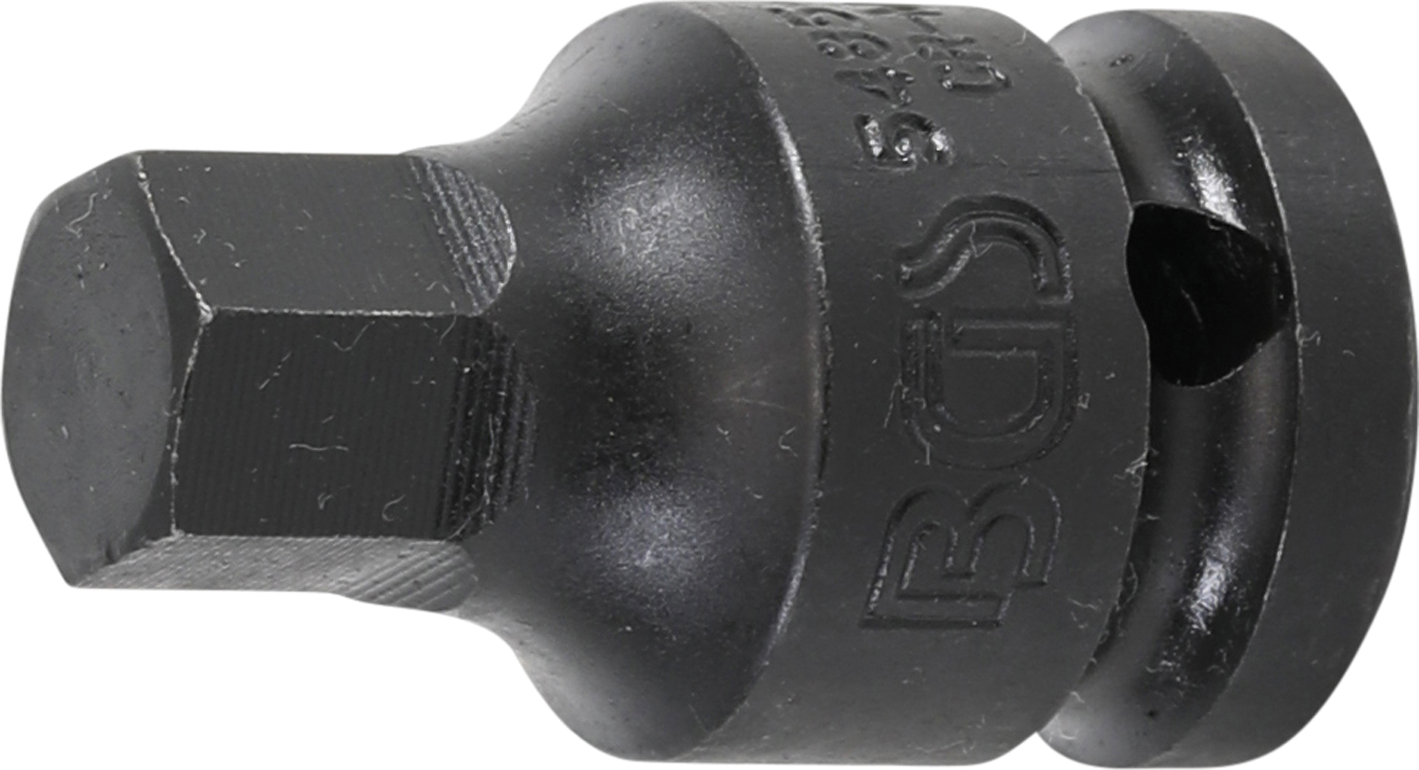 BGS 5485-13 Kraft-Bit-Einsatz | Länge 42 mm | Antrieb Innenvierkant 12,5 mm (1/2") | Innensechskant 13 mm