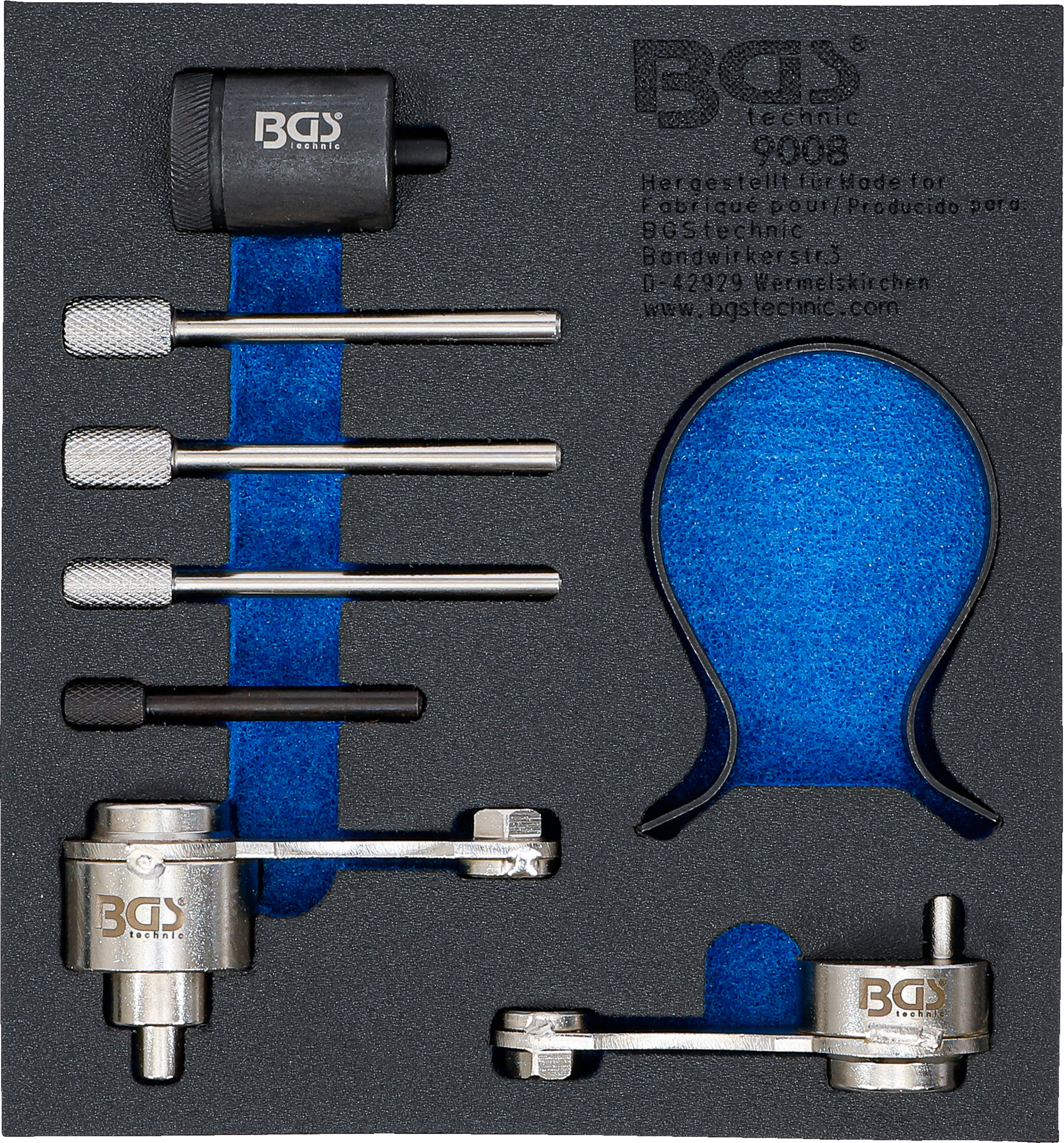BGS 9008 Werkstattwageneinlage 1/6: Motor-Einstellwerkzeug-Satz | für Jaguar, Land Rover 2.7, 3.0 TD V6