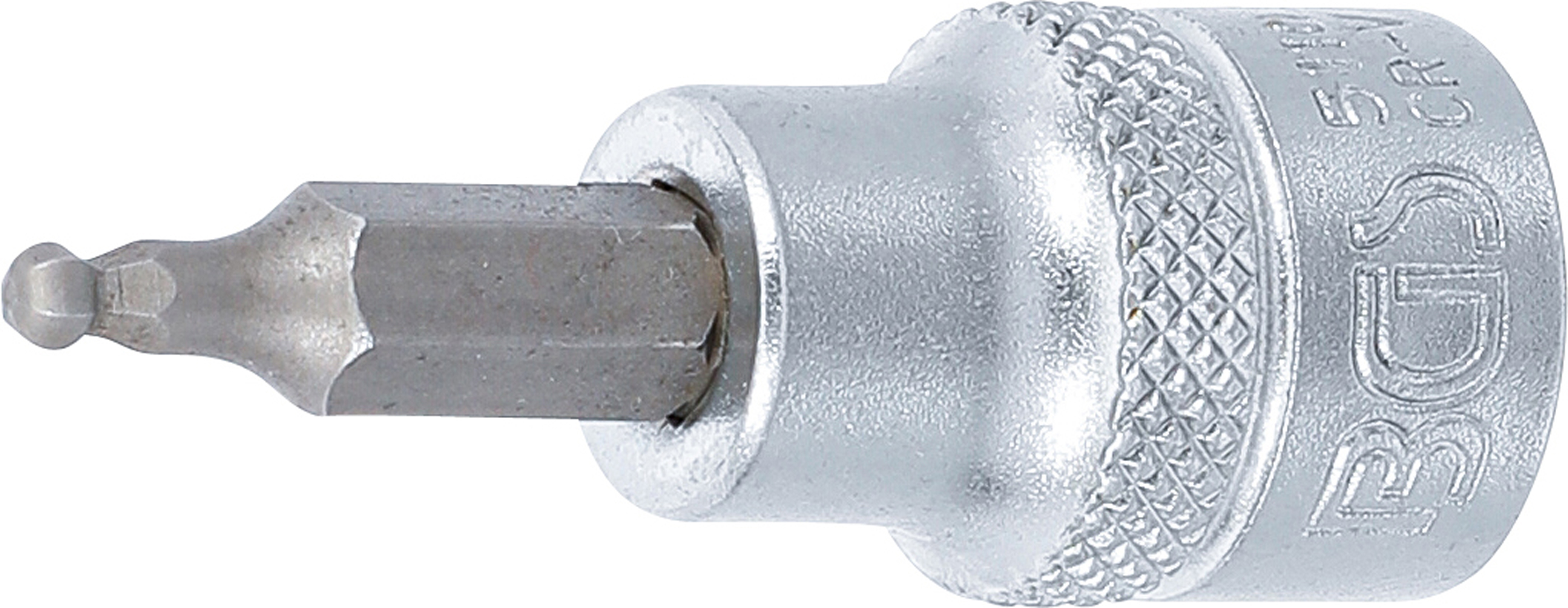 BGS 5110 Bit-Einsatz | Antrieb Innenvierkant 10 mm (3/8") | Innensechskant mit Kugelkopf 3 mm