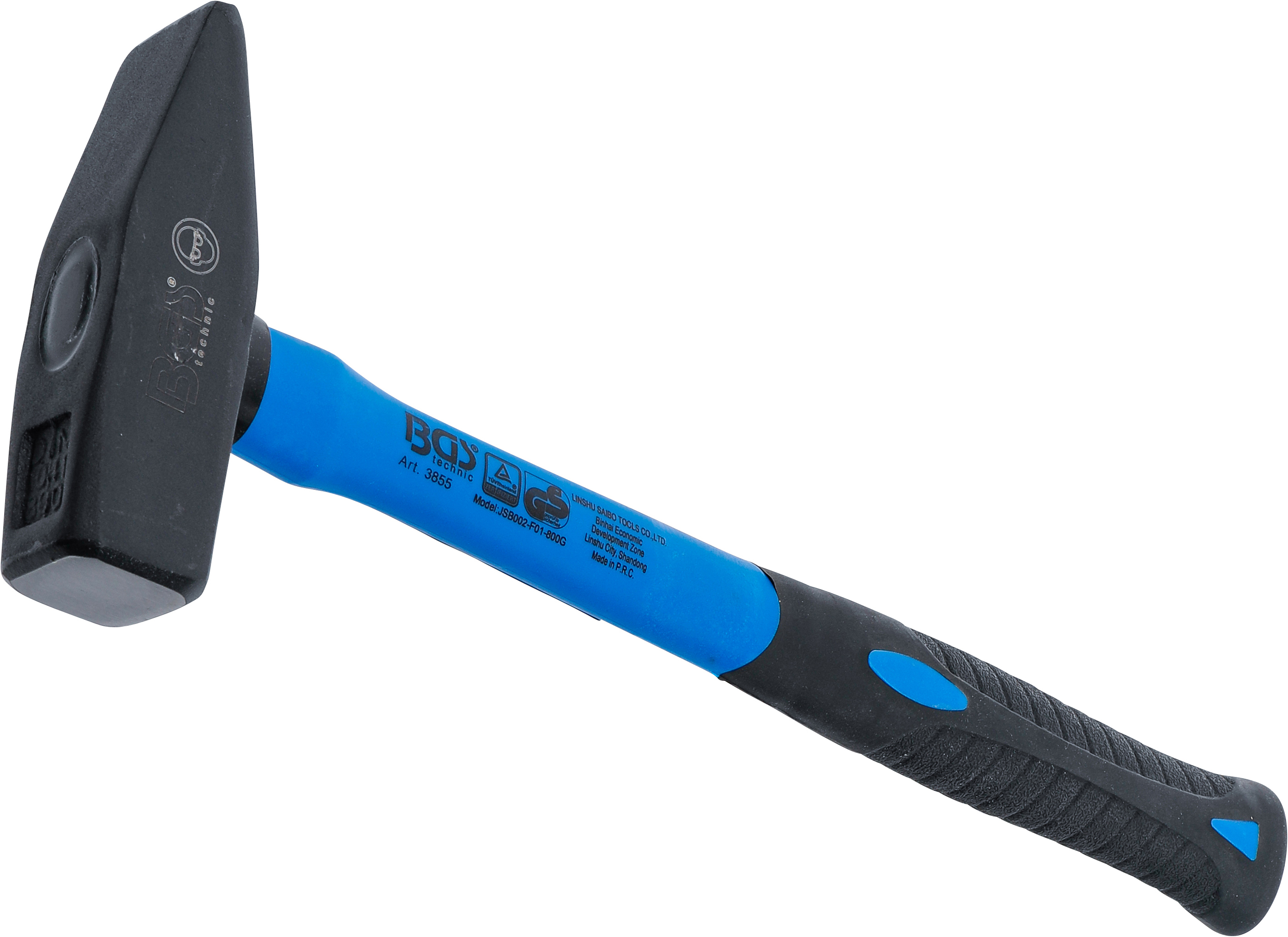 BGS 3855 Schlosserhammer | Fiberglasstiel | DIN 1041 | 800 g