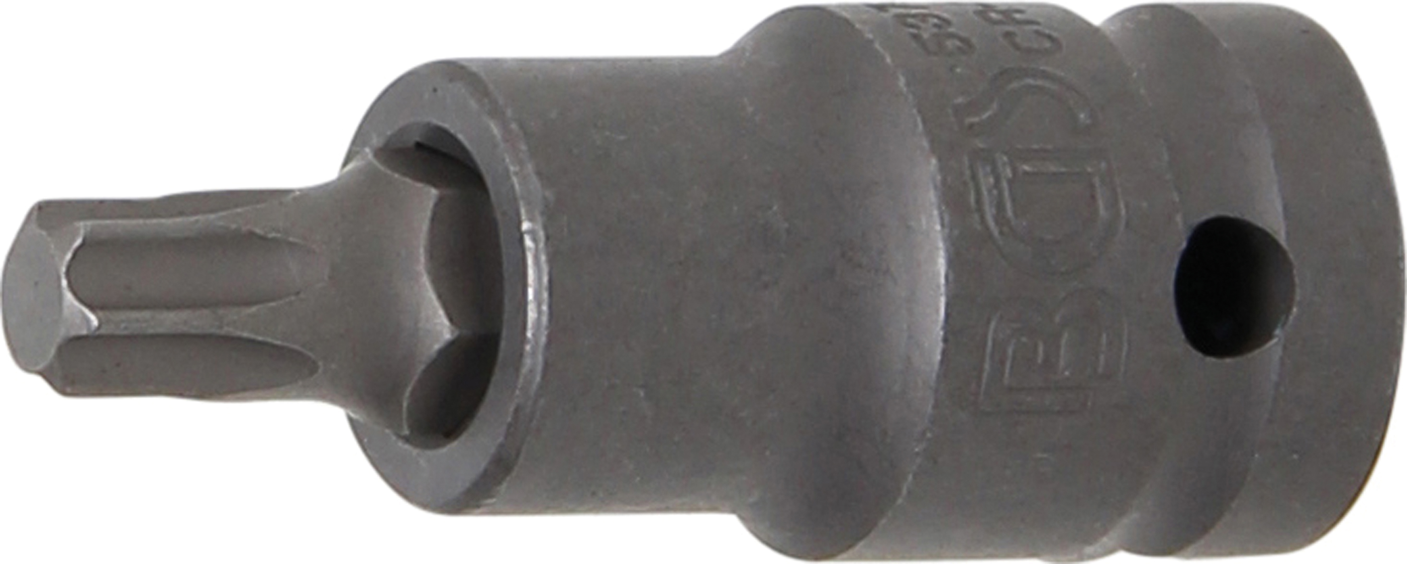 BGS 5378 Kraft-Bit-Einsatz | Länge 55 mm | Antrieb Innenvierkant 12,5 mm (1/2") | T-Profil (für Torx) T47