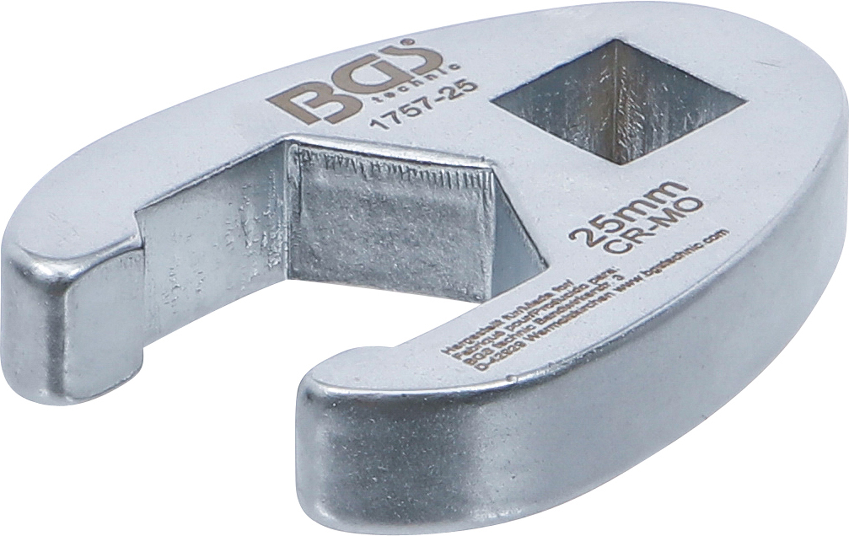 BGS 1757-25 Hahnenfußschlüssel | Antrieb Innenvierkant 12,5 mm (1/2") | SW 25 mm