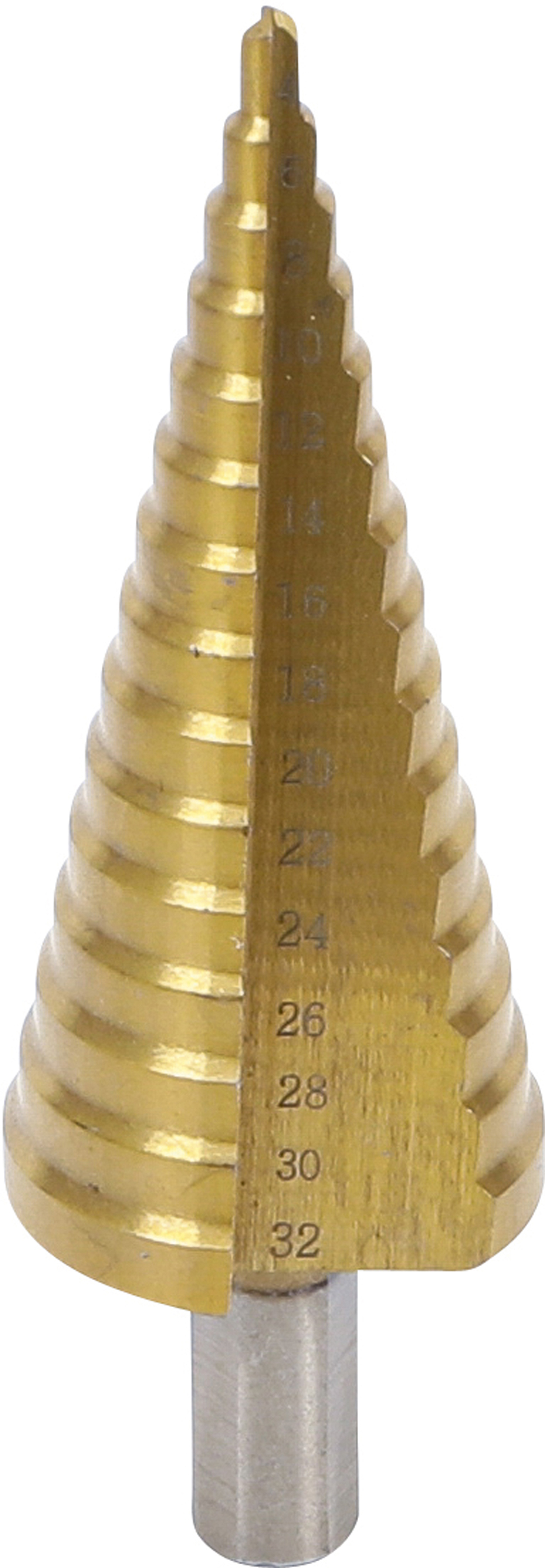 BGS 1619 Stufenbohrer | titannitriert | Ø 4 - 32 mm