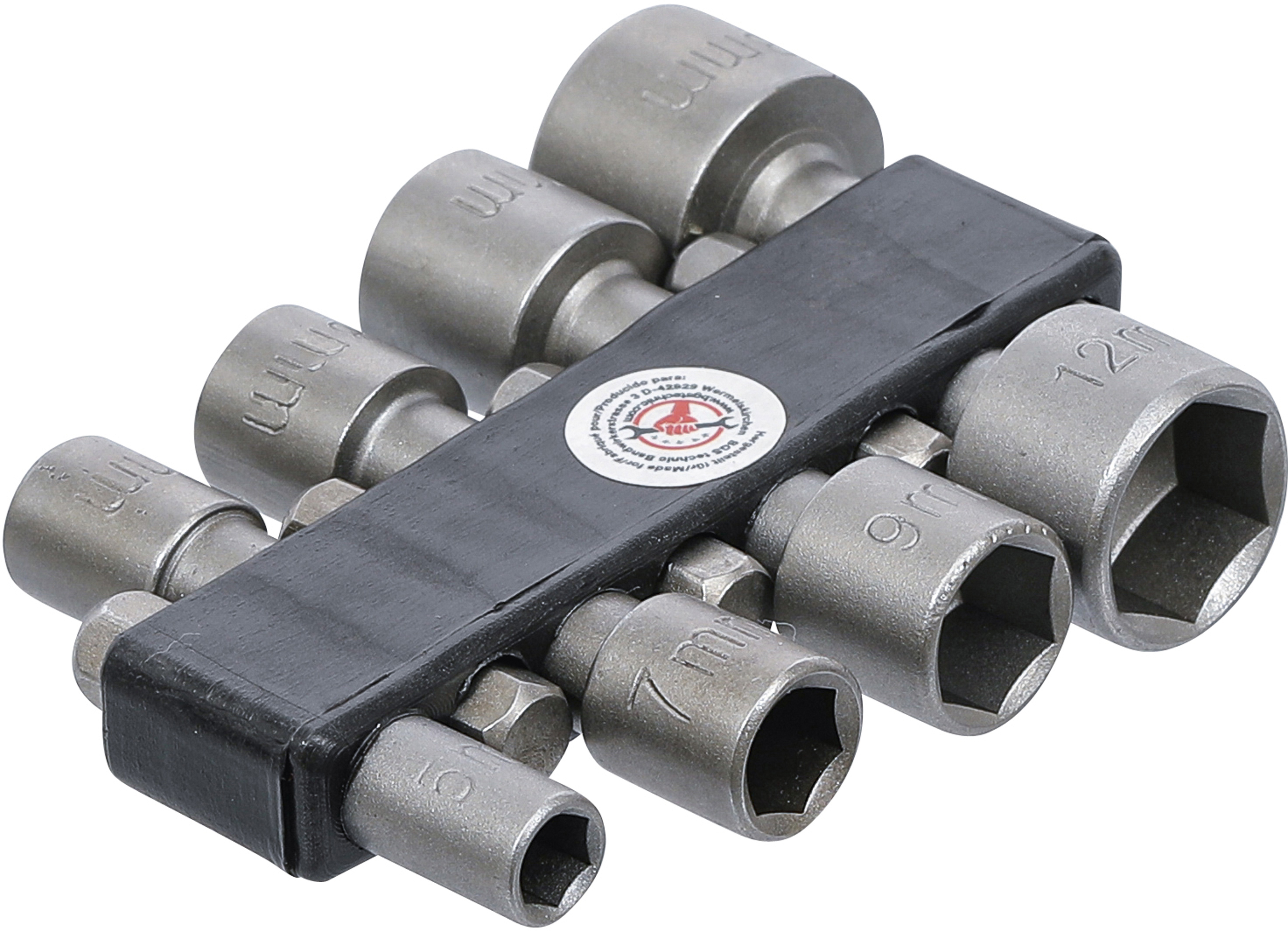 BGS 67308 Steckschlüssel-Bit-Satz | Antrieb Außensechskant 6,3 mm (1/4") | SW 5 - 13 mm | 8-tlg.