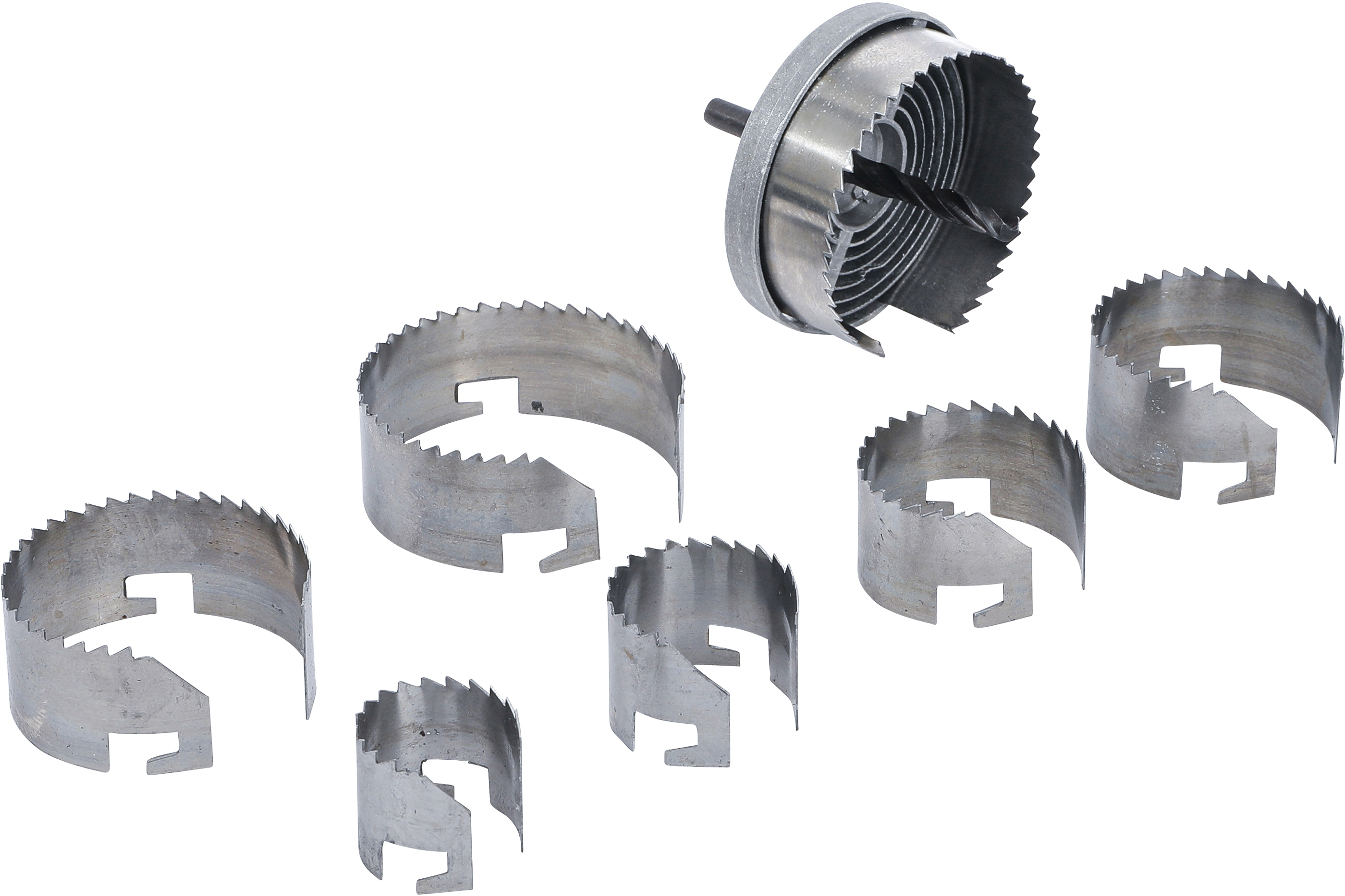 BGS 3903 Lochsägen-Satz | Ø 26 - 63 mm | Tiefe 25 mm | 7-tlg.