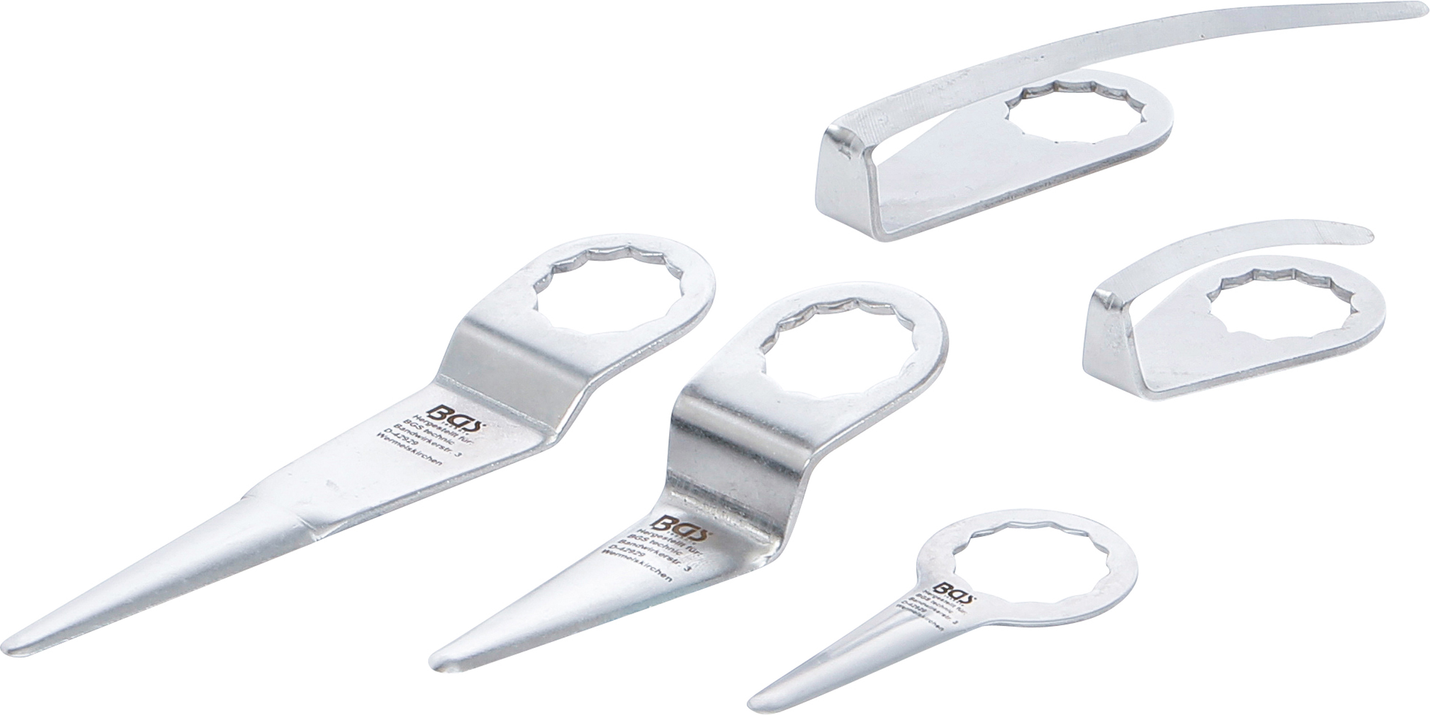 BGS 3338 Schneidmesserset für Druckluft-Ausglaser | für Art. 3218, 9291 | 5-tlg.