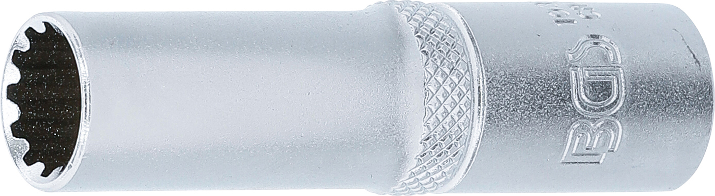 BGS 10351 Steckschlüssel-Einsatz Gear Lock, tief | Antrieb Innenvierkant 10 mm (3/8") | SW 11 mm