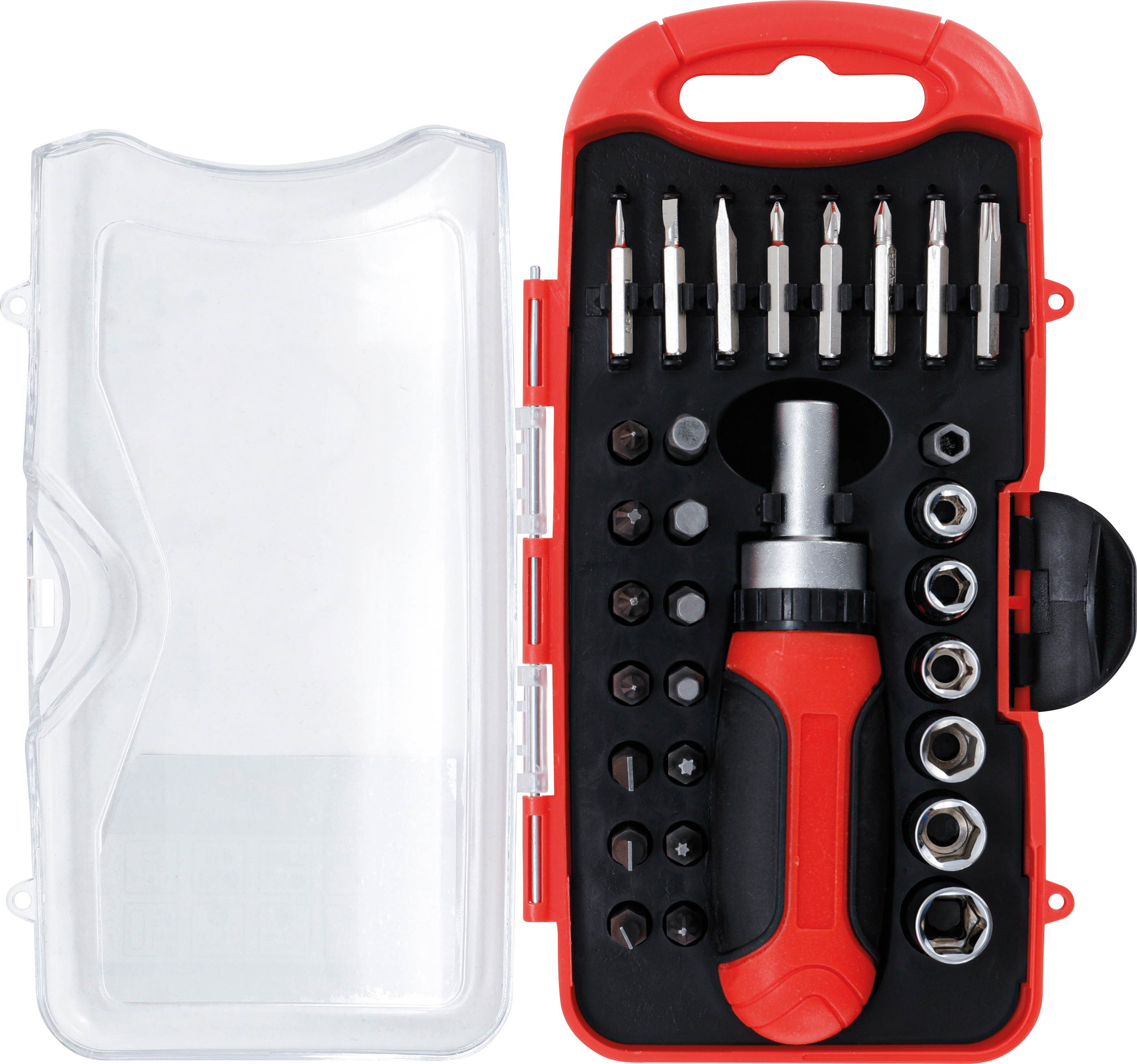 BGS 20130 Bit-/Steckschlüssel-Einsatz-Satz | mit Ratschen-Drehgriff für Bits, umschaltbar | 30-tlg. BGS 20130 Bit-/Steckschlüssel-Einsatz-Satz | mit Ratschen-Drehgriff für Bits, umschaltbar | 30-tlg.