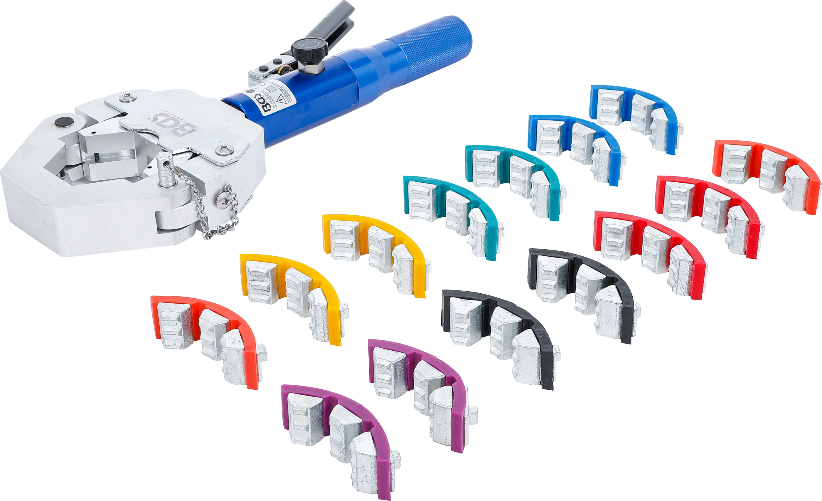 BGS 72093 Crimpzangen-Satz | hydraulisch | für Pressanschlüsse an Schlauchleitungen
