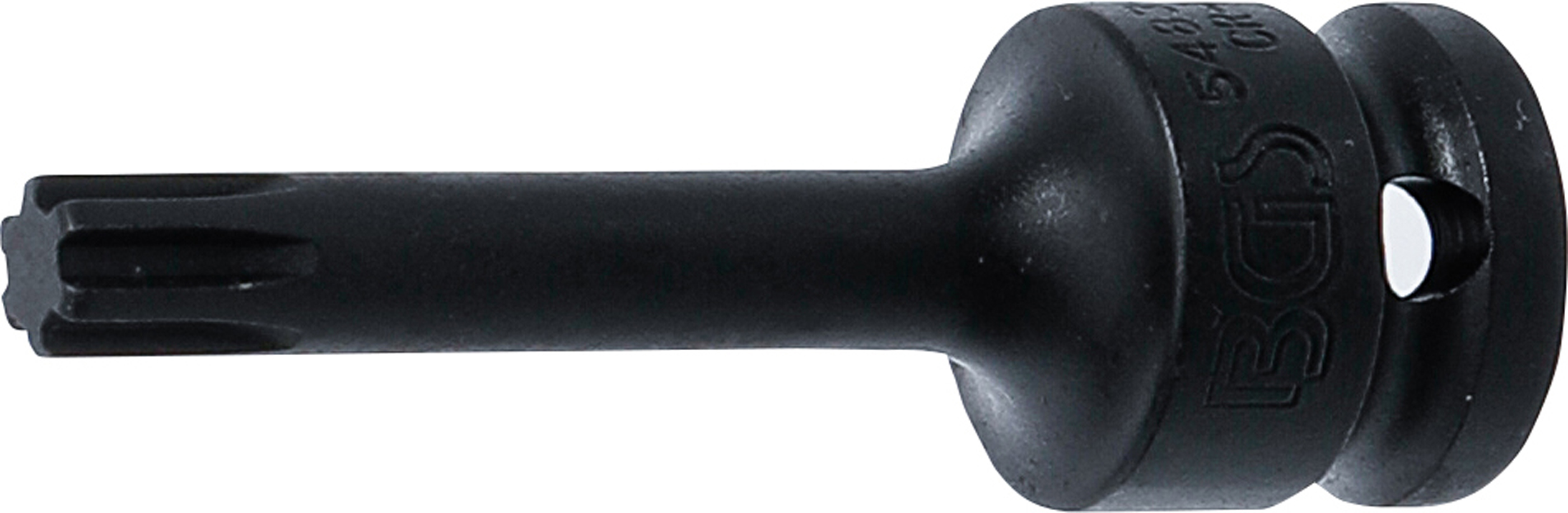 BGS 5483-M9 Kraft-Bit-Einsatz | Länge 75 mm | Antrieb Innenvierkant 12,5 mm (1/2") | Keil-Profil (für RIBE) M9 BGS 5483-M9 Kraft-Bit-Einsatz | Länge 75 mm | Antrieb Innenvierkant 12,5 mm (1/2") | Keil-Profil (für RIBE) M9