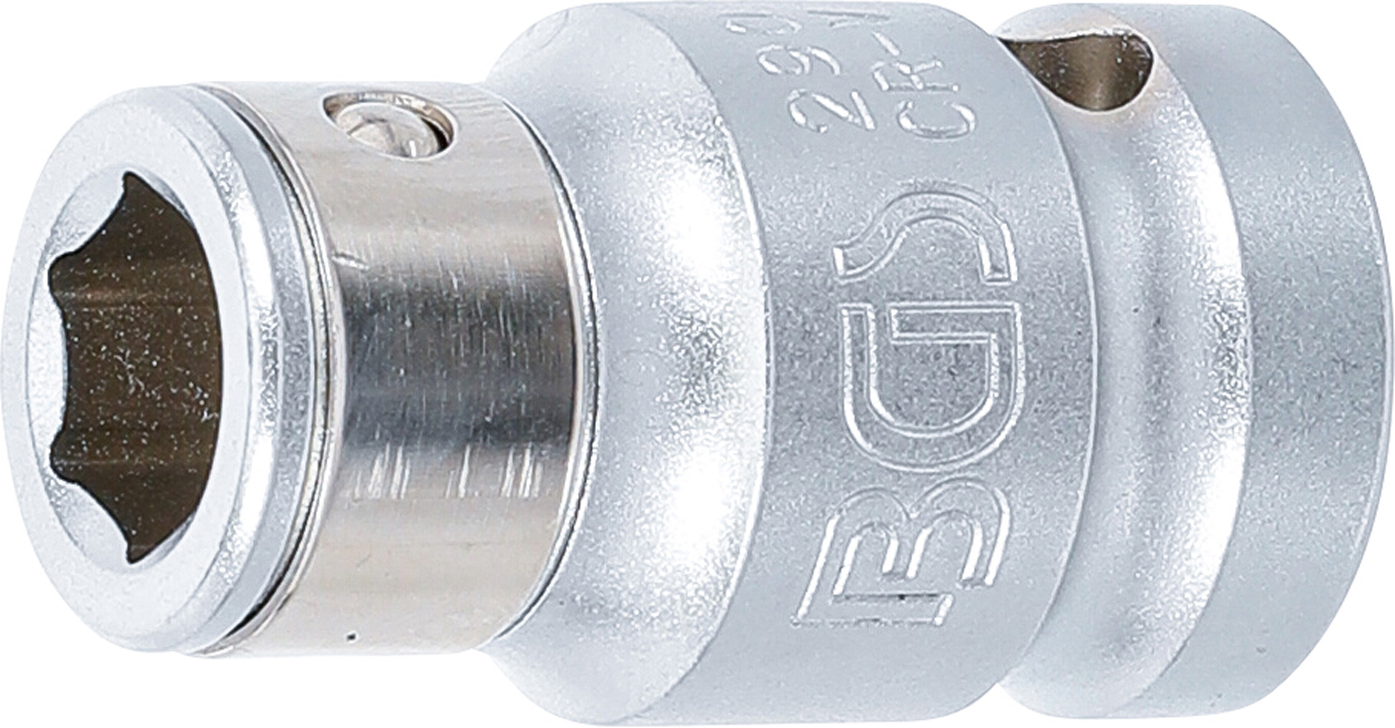 BGS 290 Bit-Adapter mit Haltekugel | Innenvierkant 12,5 mm (1/2") | Innensechskant 10 mm (3/8")