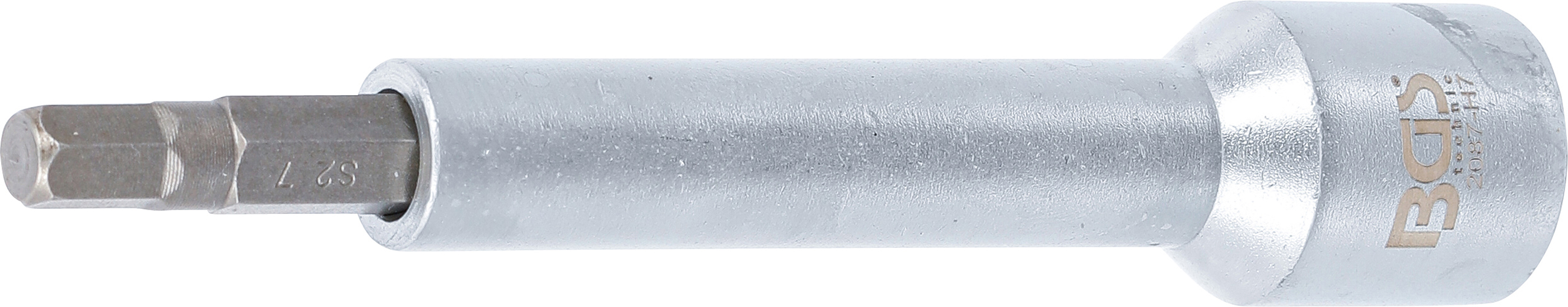 BGS 2087-H7 Bit-Einsatz | Antrieb Innenvierkant 12,5 mm (1/2") | Innensechskant 7 mm