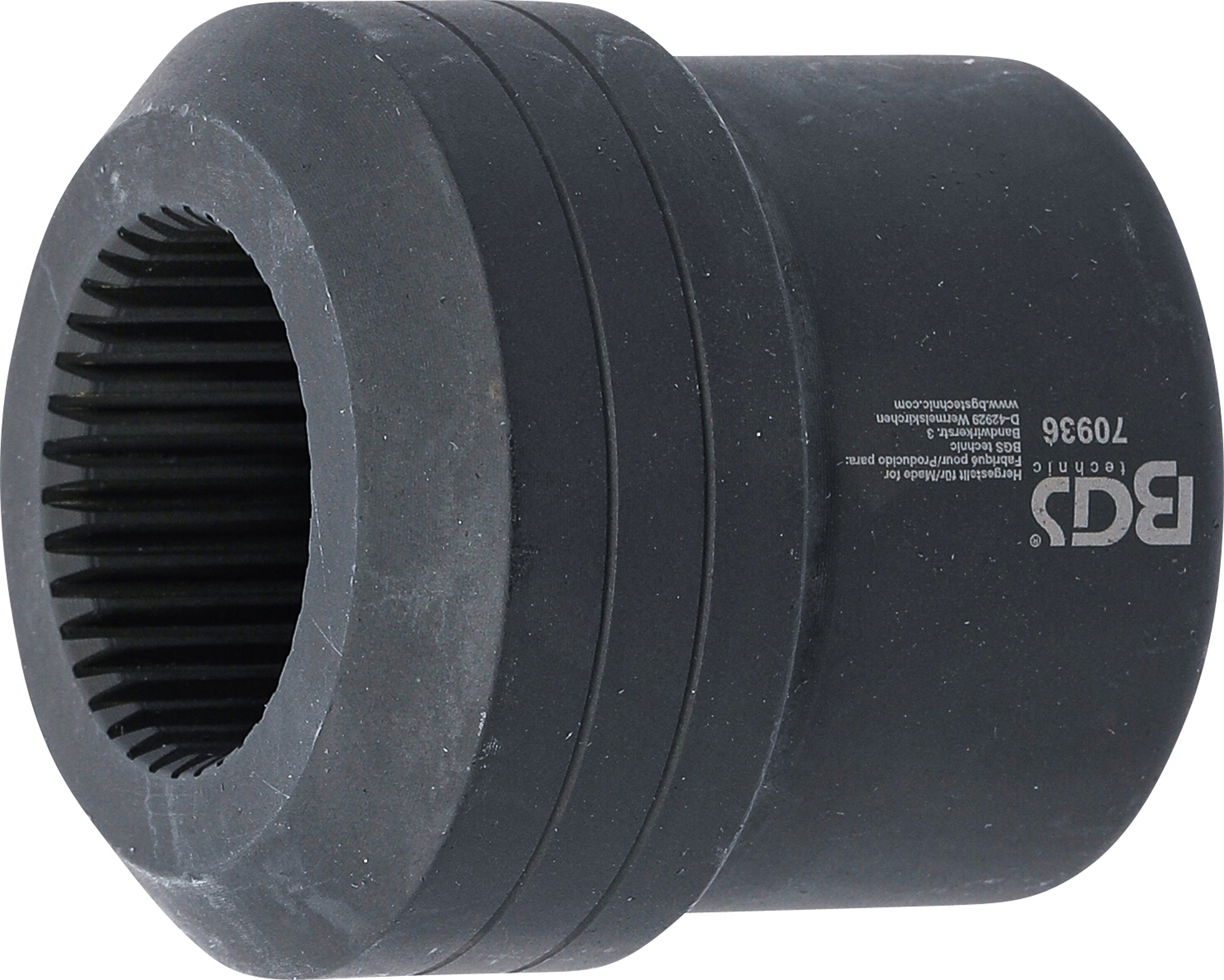 BGS 70936 Spezial-Steckschlüssel-Einsatz | Vielzahn | Antrieb Innenvierkant 12,5 mm (1/2") | für Hinterachs-Eingangswelle | für BMW