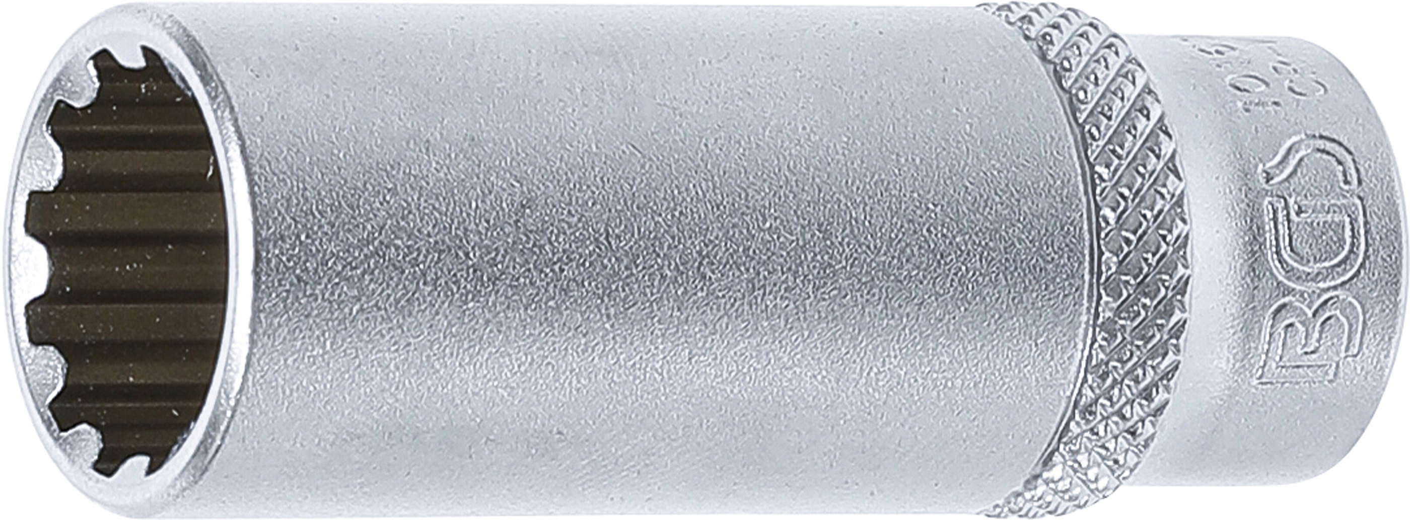 BGS 10163 Steckschlüssel-Einsatz Gear Lock, tief | Antrieb Innenvierkant 6,3 mm (1/4") | SW 13 mm BGS 10163 Steckschlüssel-Einsatz Gear Lock, tief | Antrieb Innenvierkant 6,3 mm (1/4") | SW 13 mm