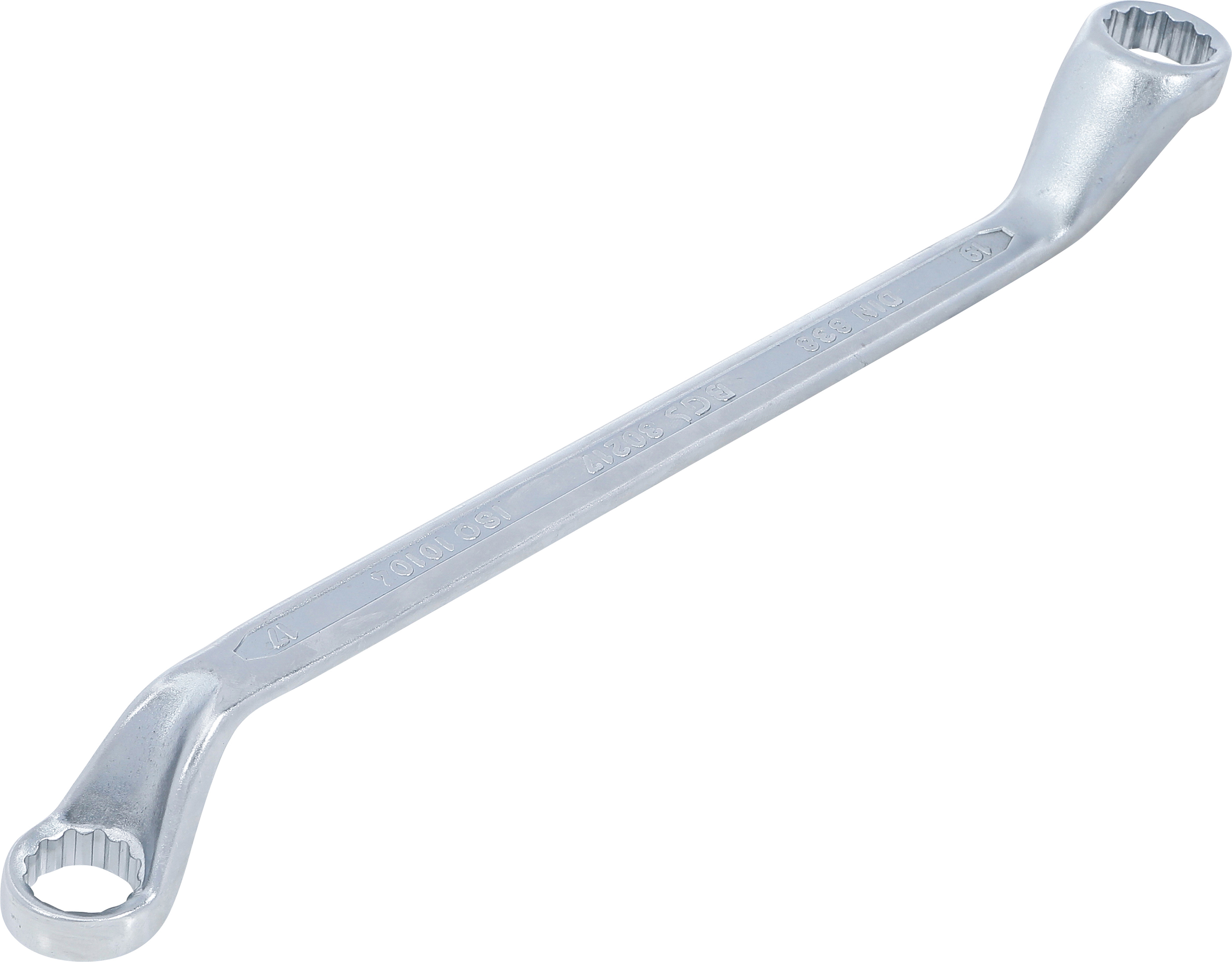 BGS 30217 Doppel-Ringschlüssel | tief gekröpft | SW 17 x 19 mm