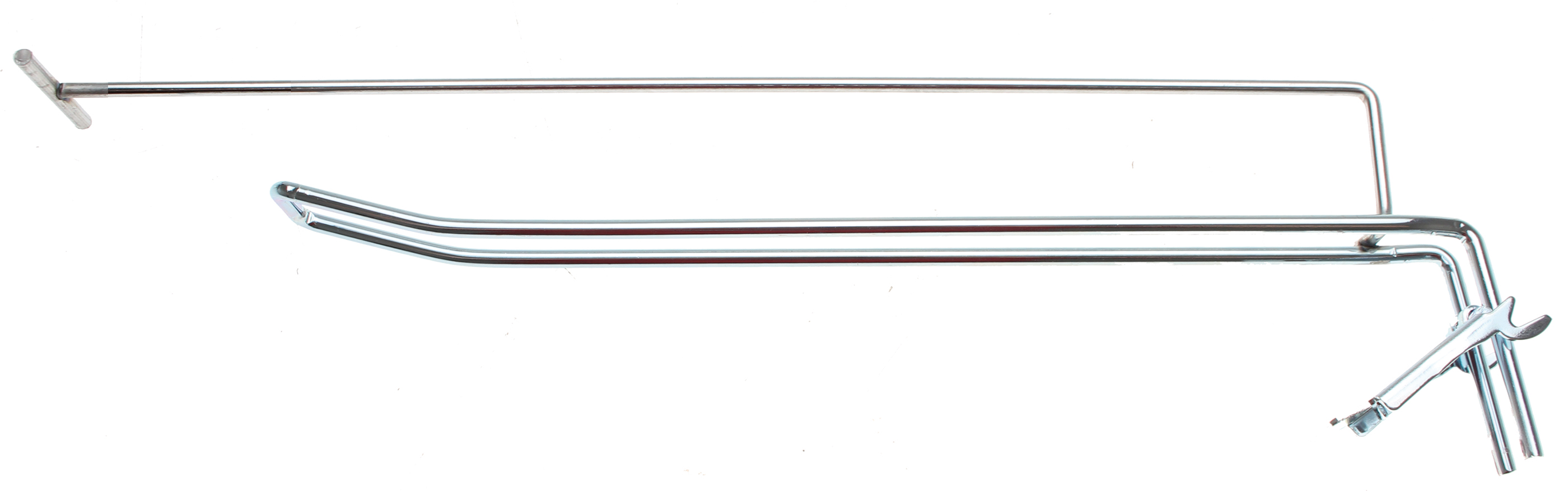 BGS 89919 Doppelhaken | 300 x 4,8 mm | mit Tragarm und Querpin BGS 89919 Doppelhaken | 300 x 4,8 mm | mit Tragarm und Querpin