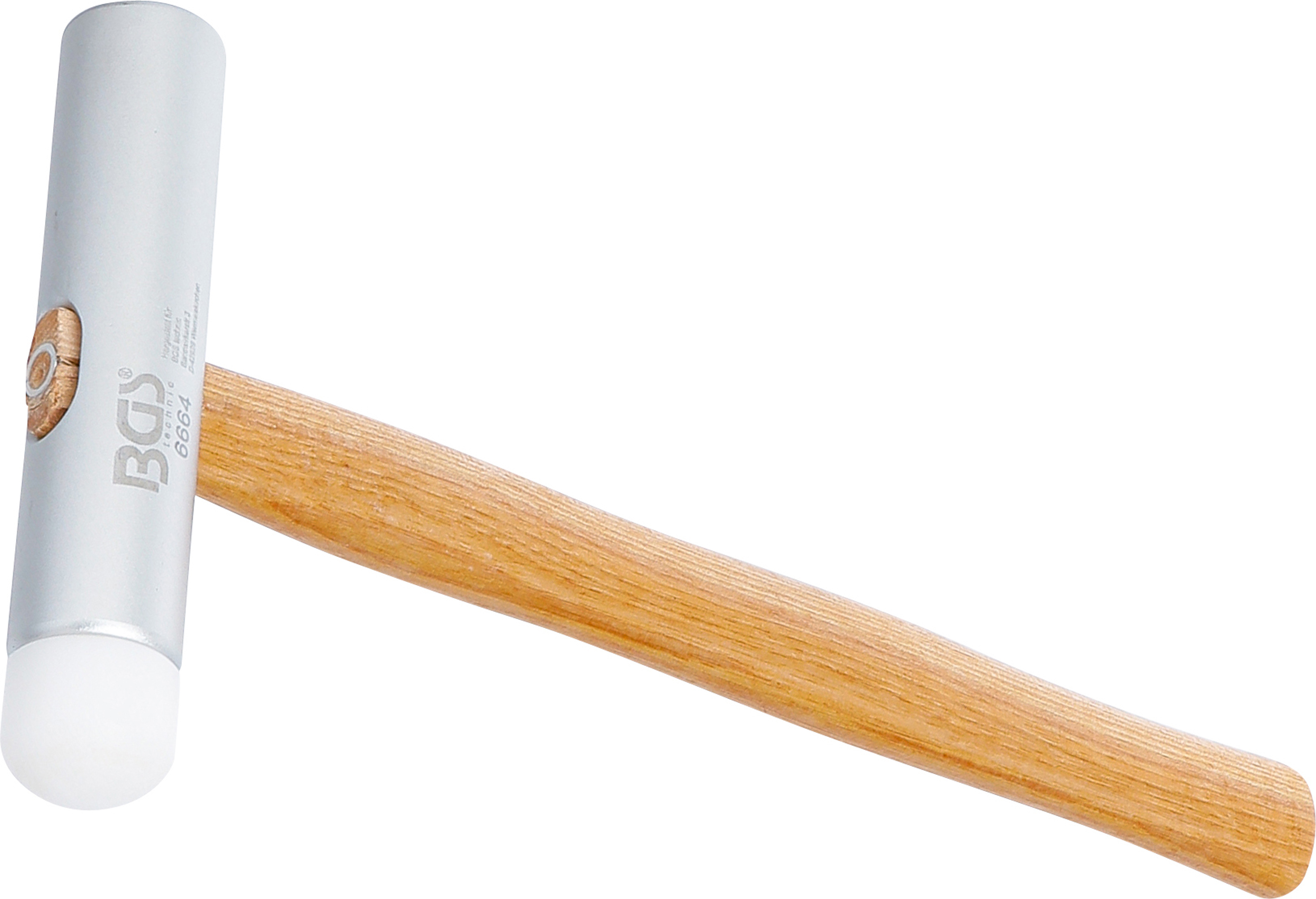 BGS 6664 Aluminium-Kunststoffhammer | extra langer Kopf | Ø 30 mm | 300 g