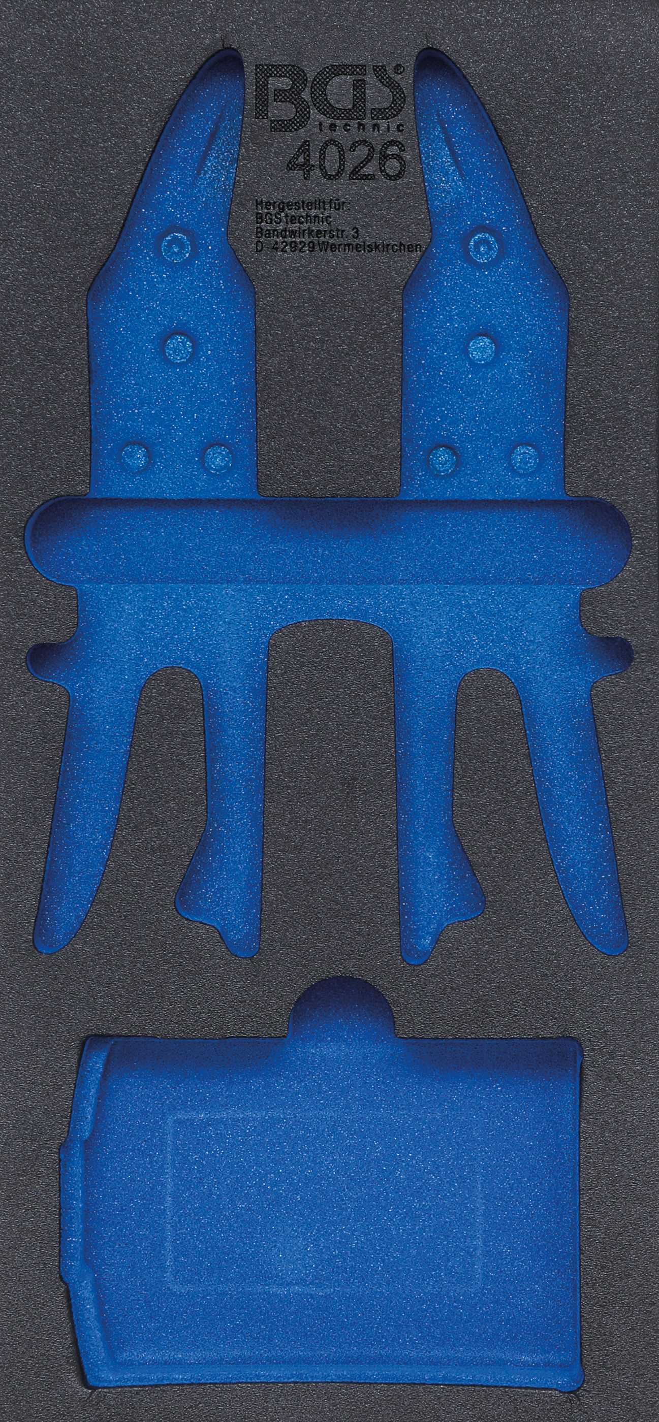 BGS 4026-1 Werkstattwageneinlage 1/3 | leer | für Art. 4026