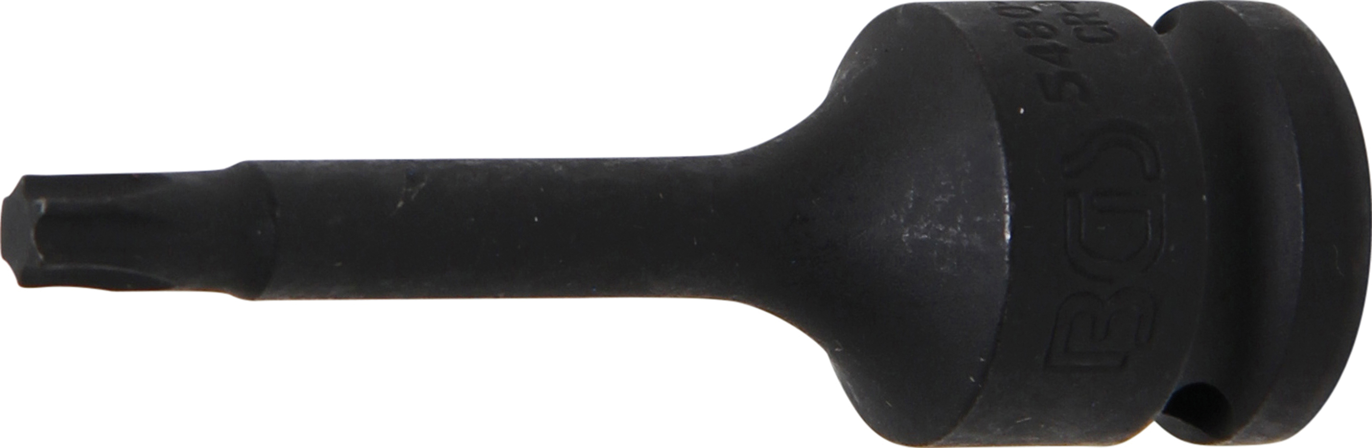 BGS 5480-T40 Kraft-Bit-Einsatz | Länge 75 mm | Antrieb Innenvierkant 12,5 mm (1/2") | T-Profil (für Torx) T40