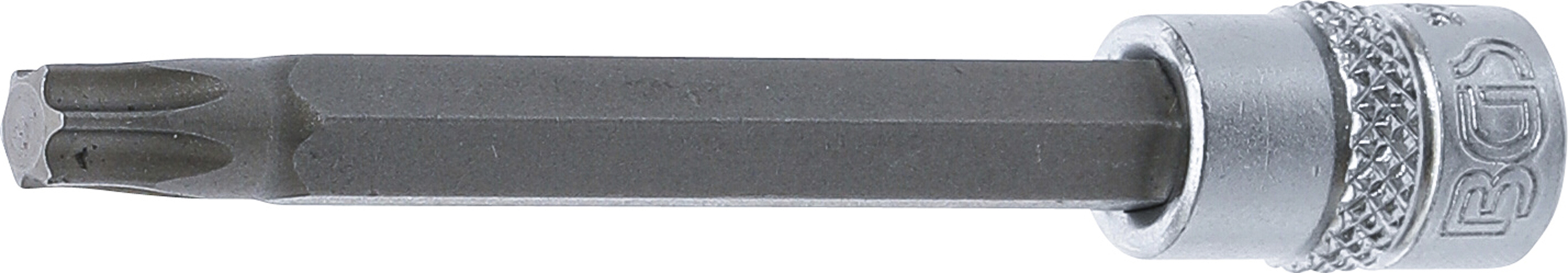 BGS 2565-75 Bit-Einsatz | Länge 75 mm | Antrieb Innenvierkant 6,3 mm (1/4") | T-Profil (für Torx) T35 BGS 2565-75 Bit-Einsatz | Länge 75 mm | Antrieb Innenvierkant 6,3 mm (1/4") | T-Profil (für Torx) T35
