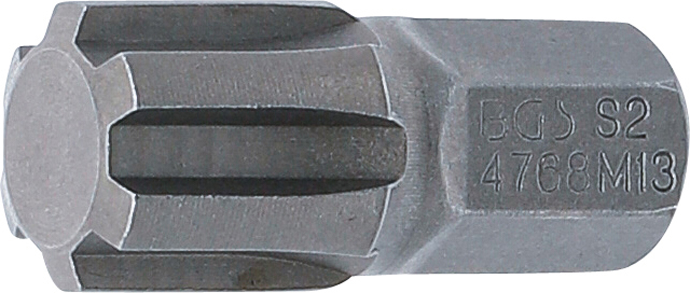 BGS 4768 Bit | Länge 30 mm | Antrieb Außensechskant 10 mm (3/8") | Keil-Profil (für RIBE) M13