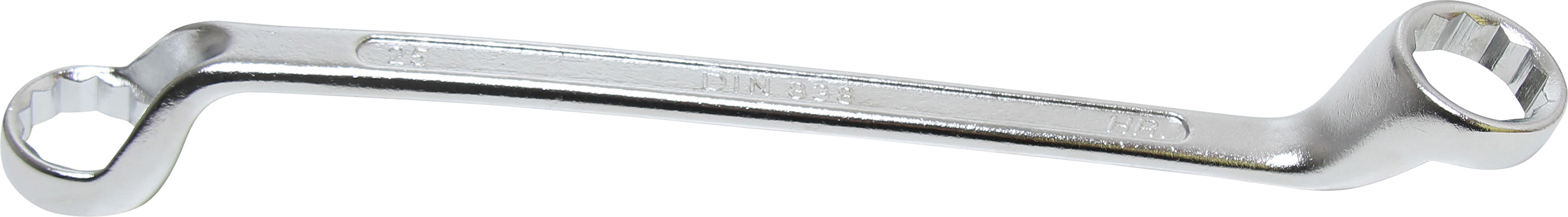 BGS 1214-25x28 Doppel-Ringschlüssel, gekröpft | SW 25 x 28 mm