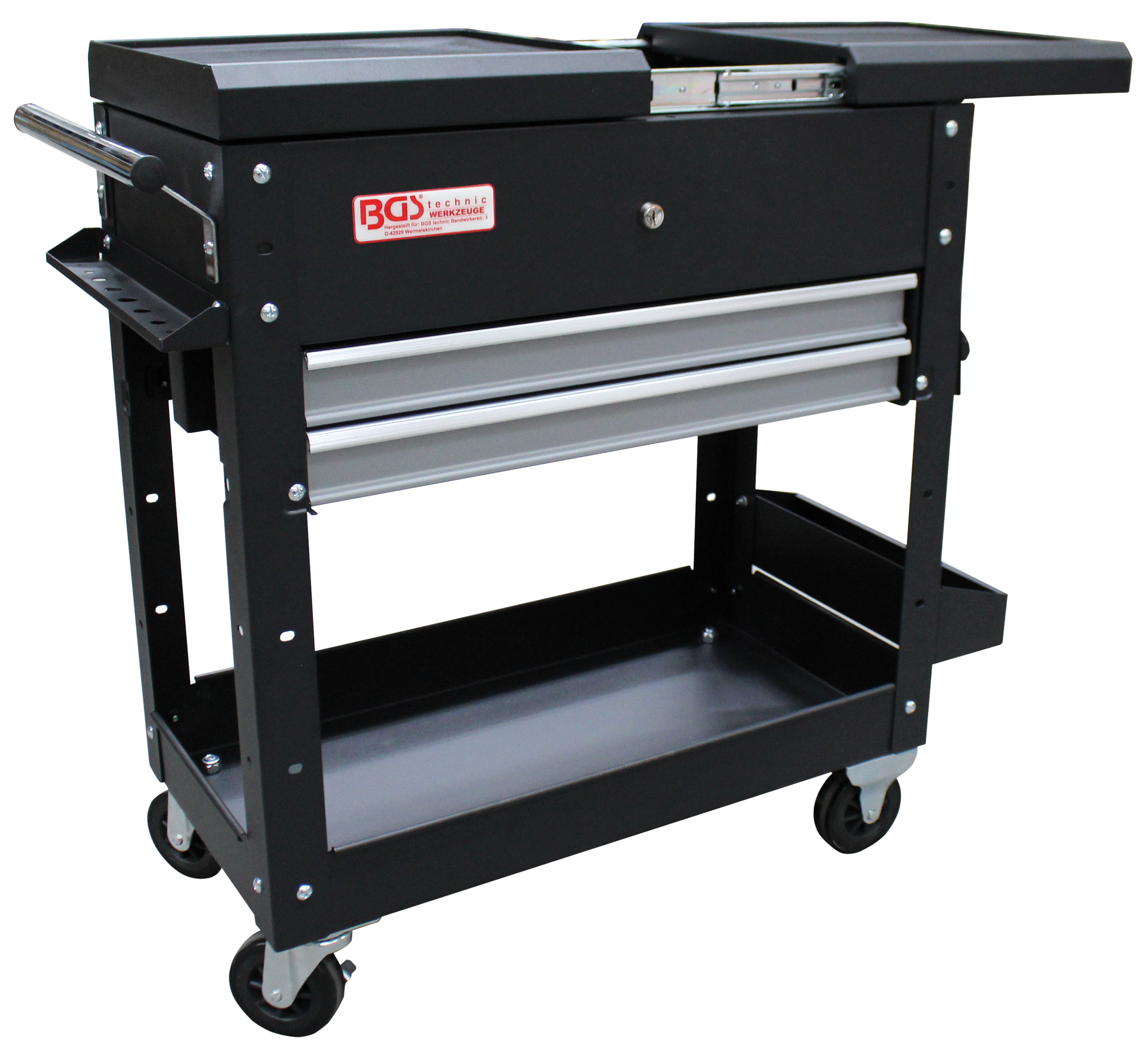 BGS 4105 Werkstattwagen | 2 Schubladen | Horizontal-Doppelauszug | leer