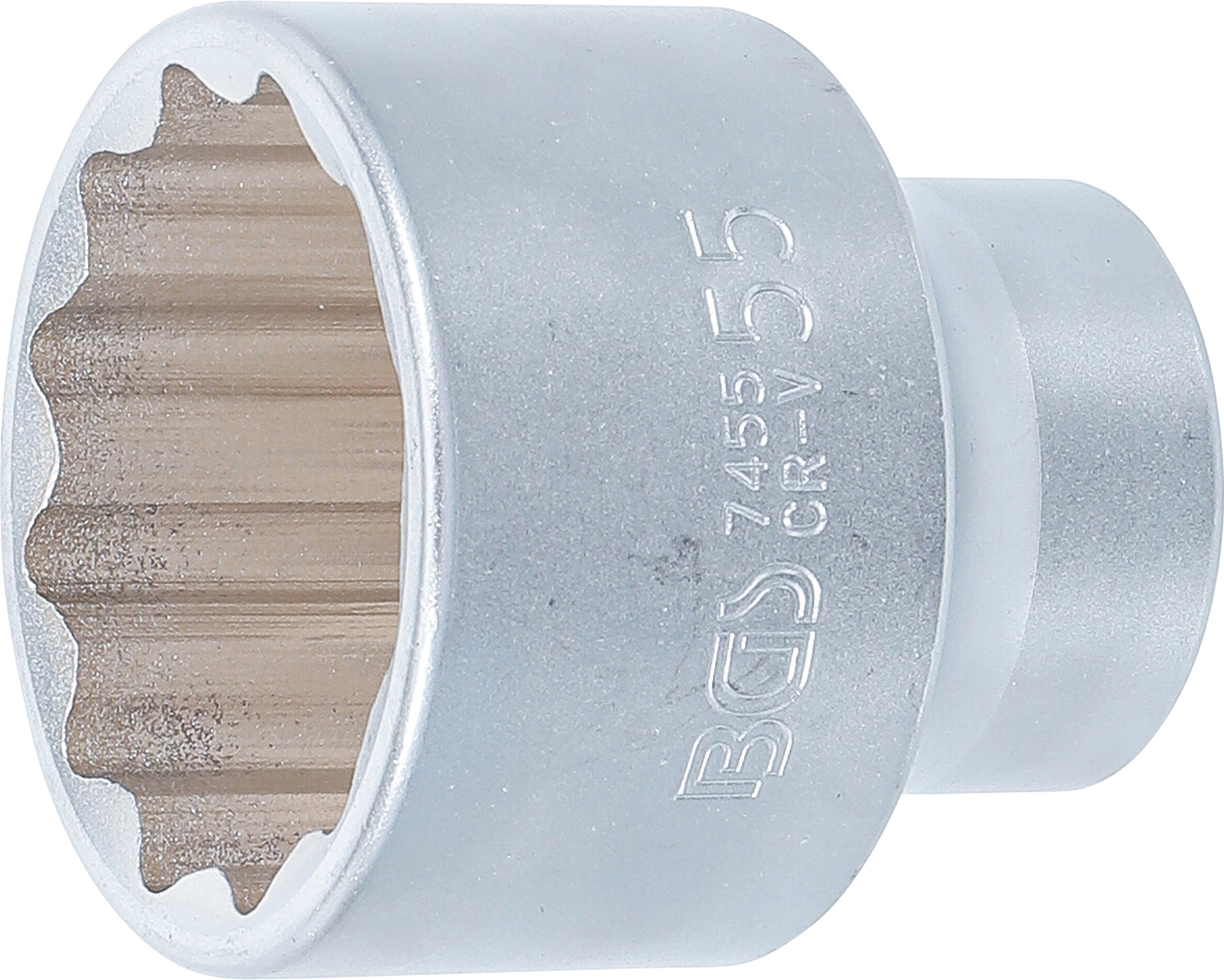 BGS 7455 Steckschlüssel-Einsatz Zwölfkant | Antrieb Innenvierkant 20 mm (3/4") | SW 55 mm