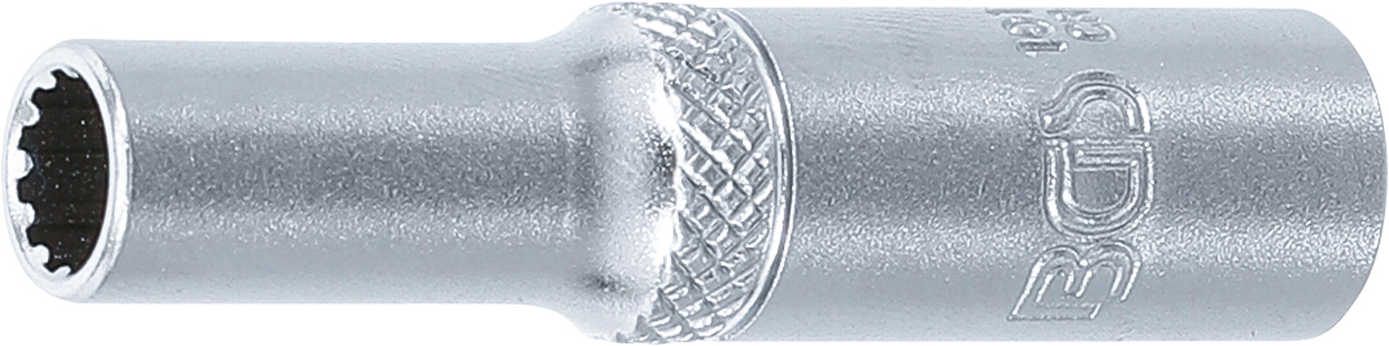 BGS 10156 Steckschlüssel-Einsatz Gear Lock, tief | Antrieb Innenvierkant 6,3 mm (1/4") | SW 6 mm BGS 10156 Steckschlüssel-Einsatz Gear Lock, tief | Antrieb Innenvierkant 6,3 mm (1/4") | SW 6 mm