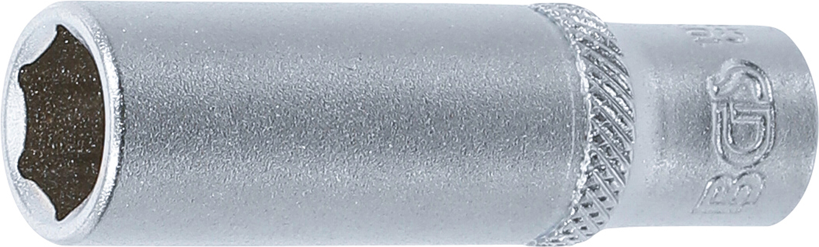 BGS 10510 Steckschlüssel-Einsatz Sechskant, tief | Antrieb Innenvierkant 6,3 mm (1/4") | SW 10 mm