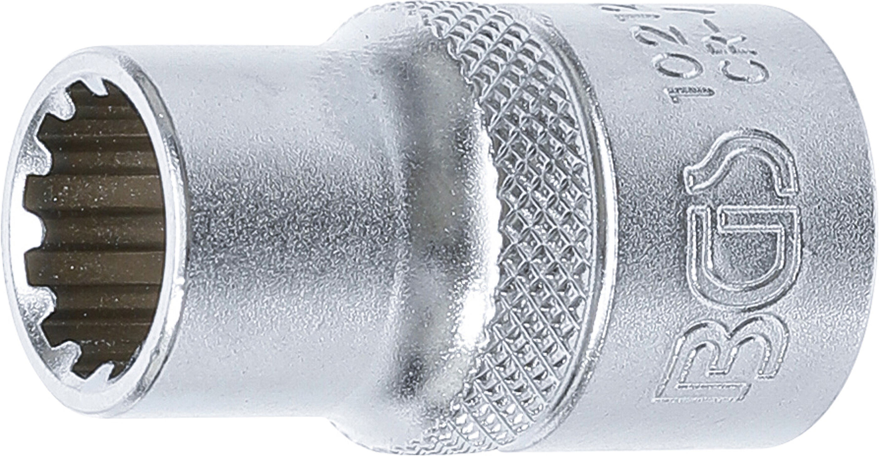 BGS 10212 Steckschlüssel-Einsatz Gear Lock | Antrieb Innenvierkant 12,5 mm (1/2") | SW 12 mm