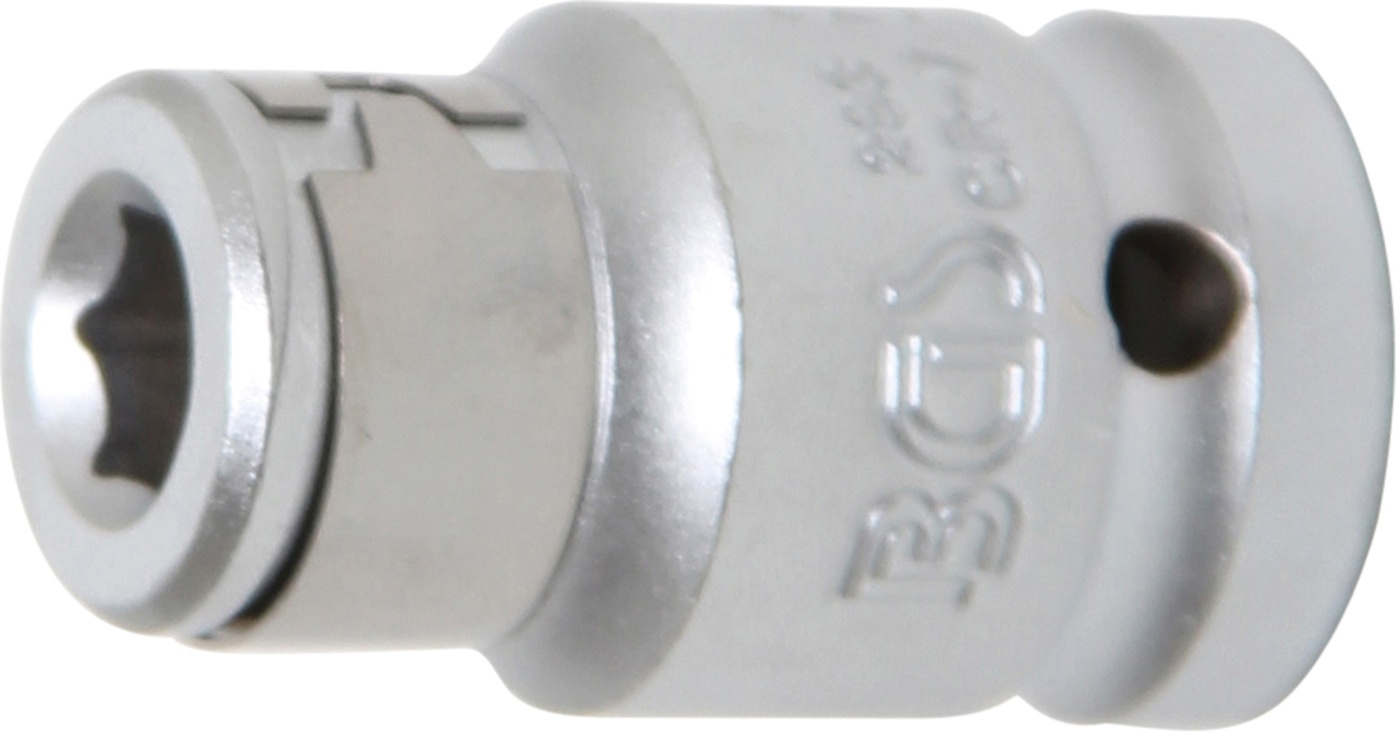 BGS 293 Bit-Adapter mit Haltekugel | Innenvierkant 12,5 mm (1/2") | Innensechskant 8 mm (5/16")