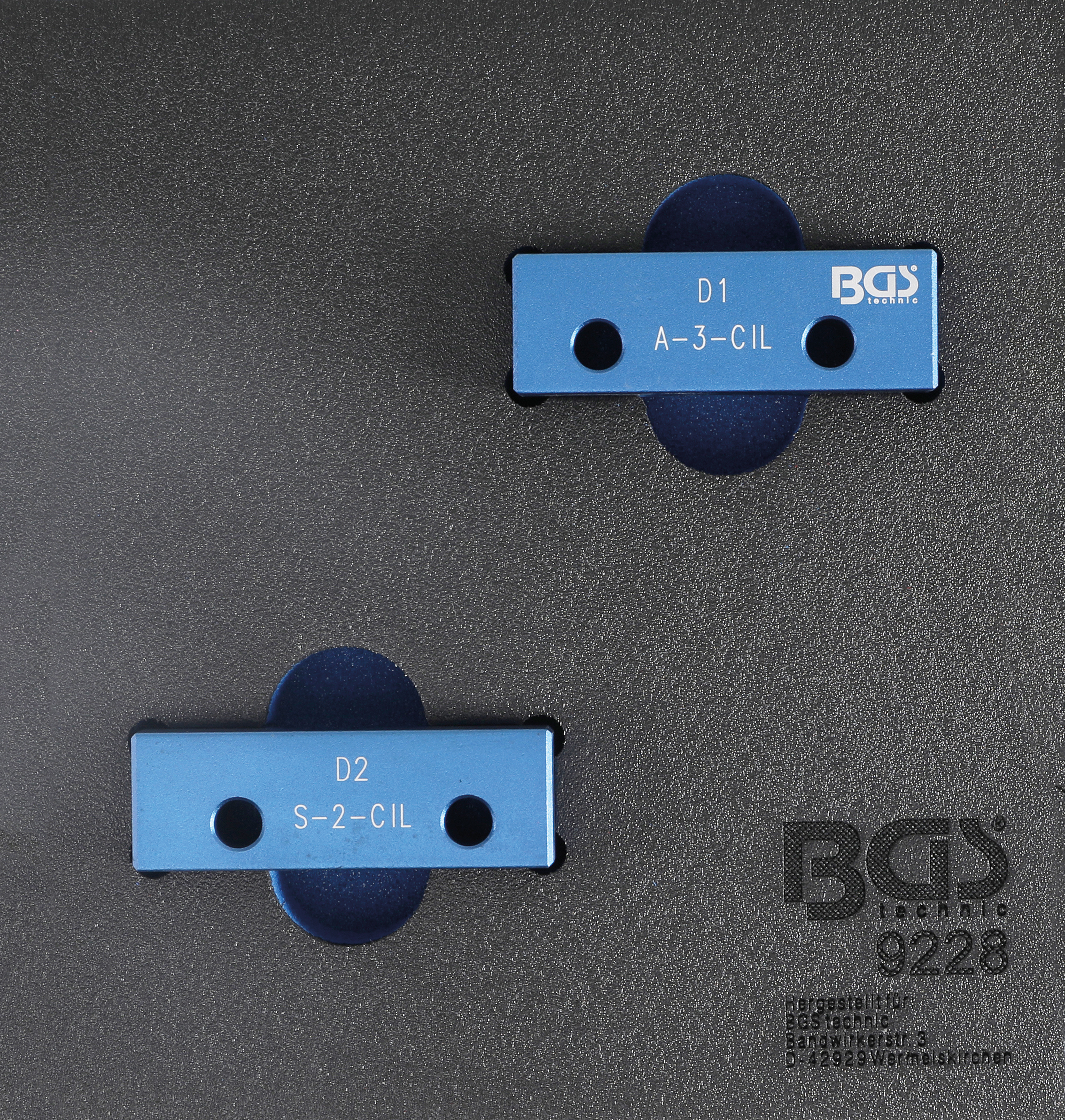 BGS 9228 Werkstattwageneinlage 1/6: Nockenwellen-Arretierwerkzeug-Satz | für Lancia 2.0 VIS 4 Zylinder