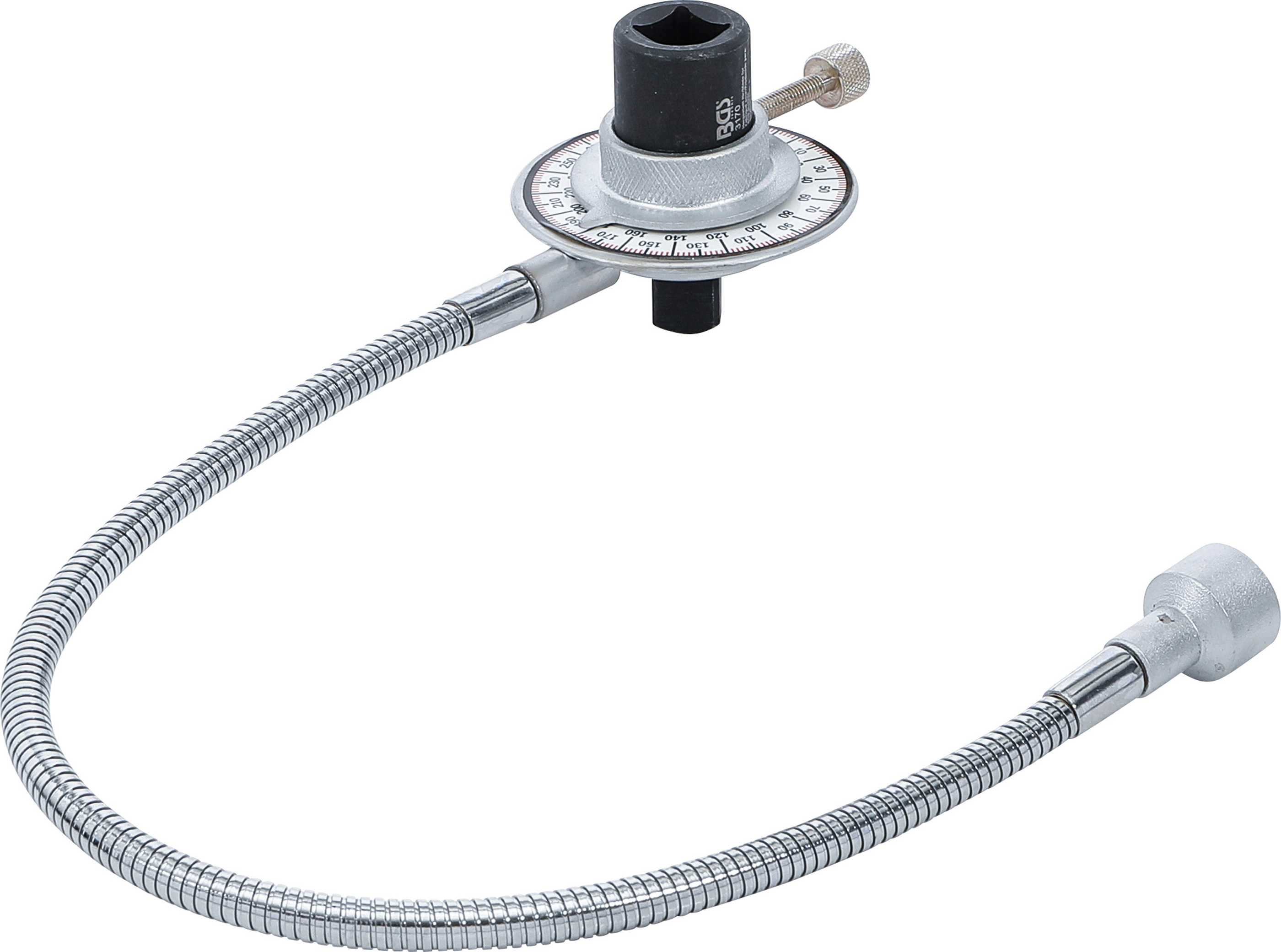 BGS 3170 Drehwinkel-Messgerät mit Magnetarm | Antrieb Innenvierkant 12,5 mm (1/2")