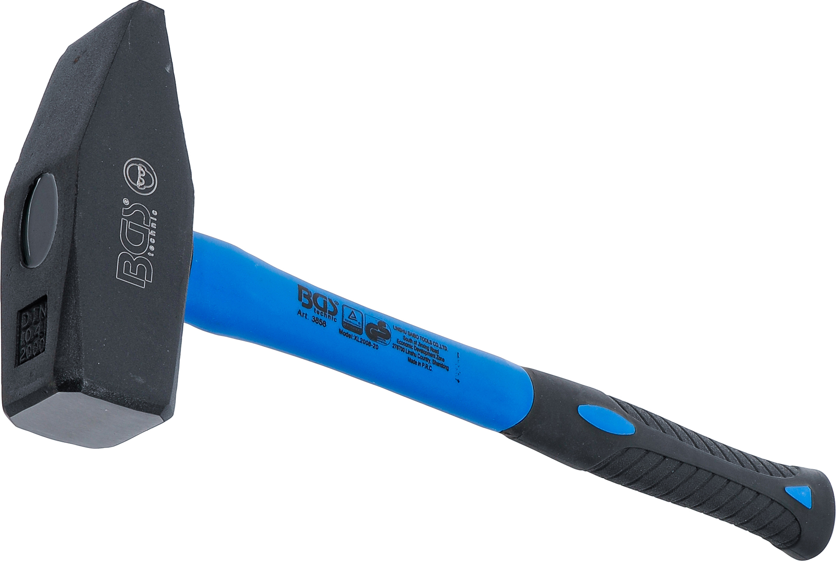 BGS 3858 Schlosserhammer | Fiberglasstiel | DIN 1041 | 2000 g