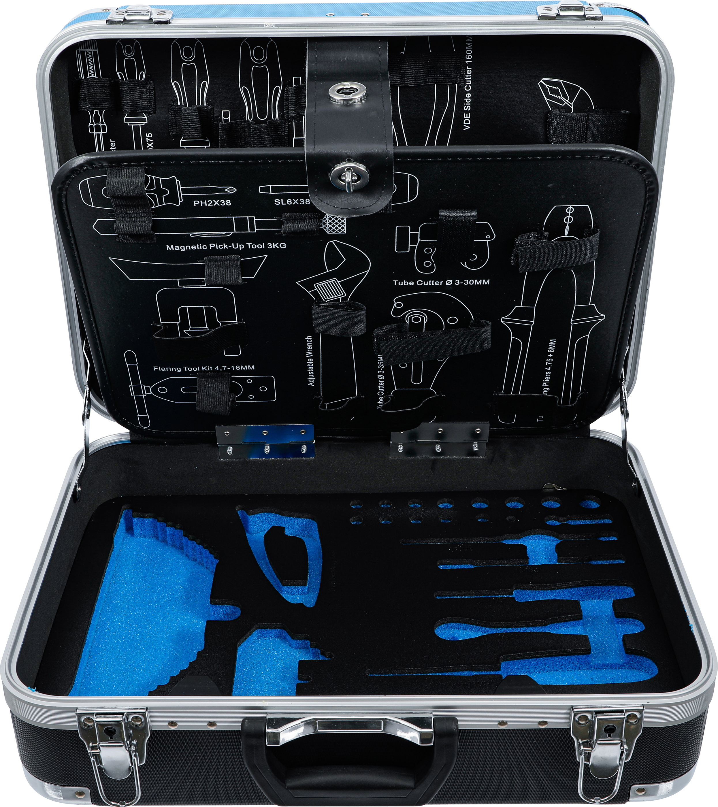 BGS 15504-1 ABS Kunststoff-Leerkoffer zu Art. 15504