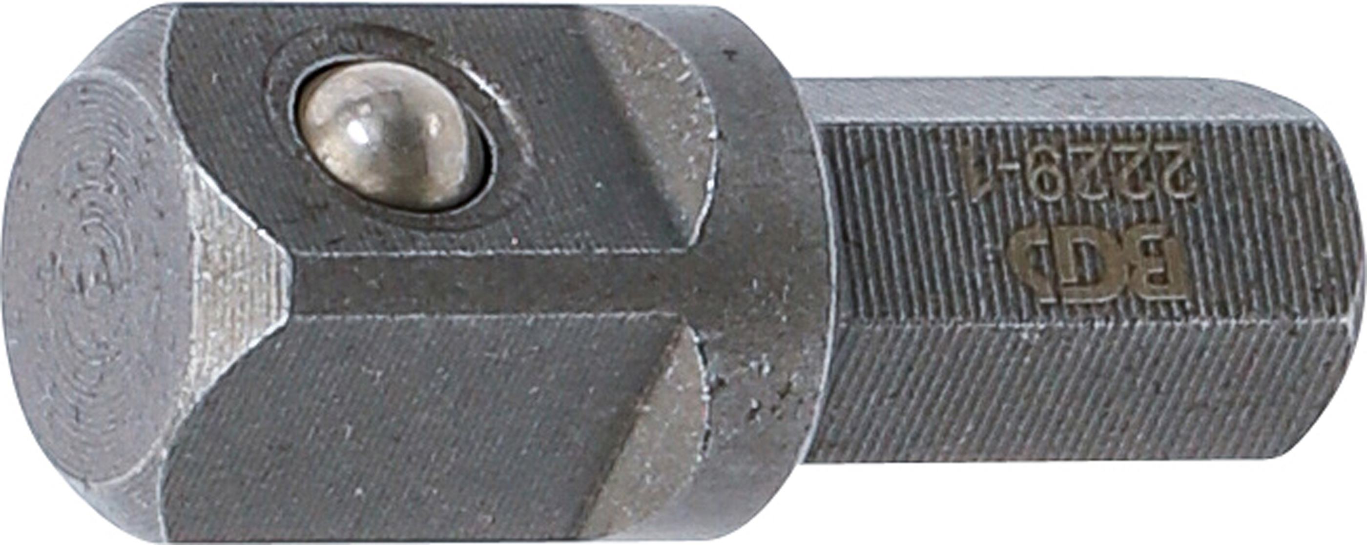 BGS 2229-1 Bit-Knarren-Adapter | Außensechskant 8 mm (5/16") - Außenvierkant 10 mm (3/8") | 30 mm BGS 2229-1 Bit-Knarren-Adapter | Außensechskant 8 mm (5/16") - Außenvierkant 10 mm (3/8") | 30 mm
