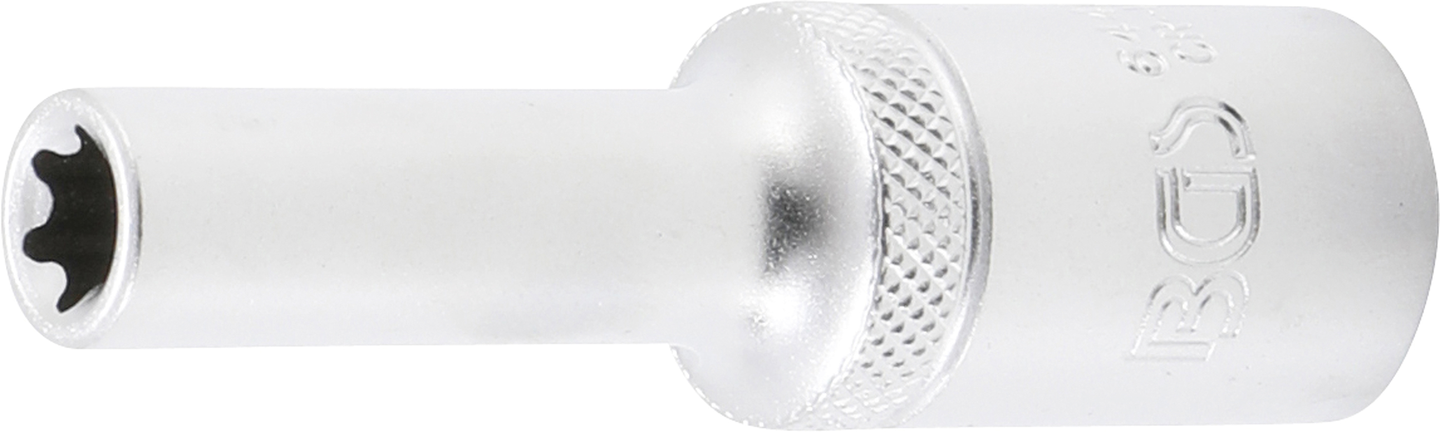 BGS 6440 Steckschlüssel-Einsatz E-Profil, tief | Antrieb Innenvierkant 12,5 mm (1/2") | SW E10