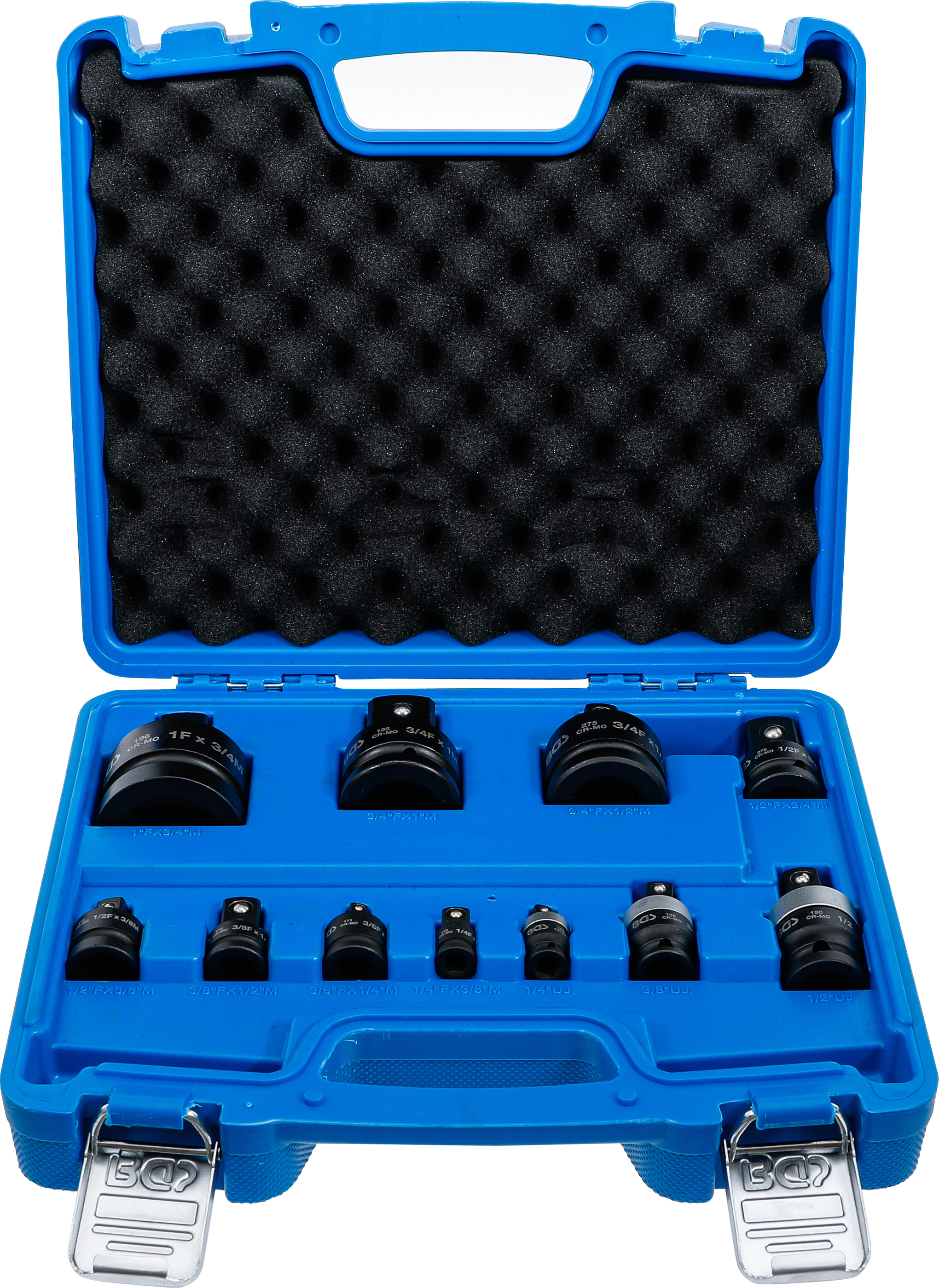 BGS 25140 Kraft-Adapter- und Kugelgelenk-Satz | 6,3 mm (1/4") - 25 mm (1") | 11-tlg.