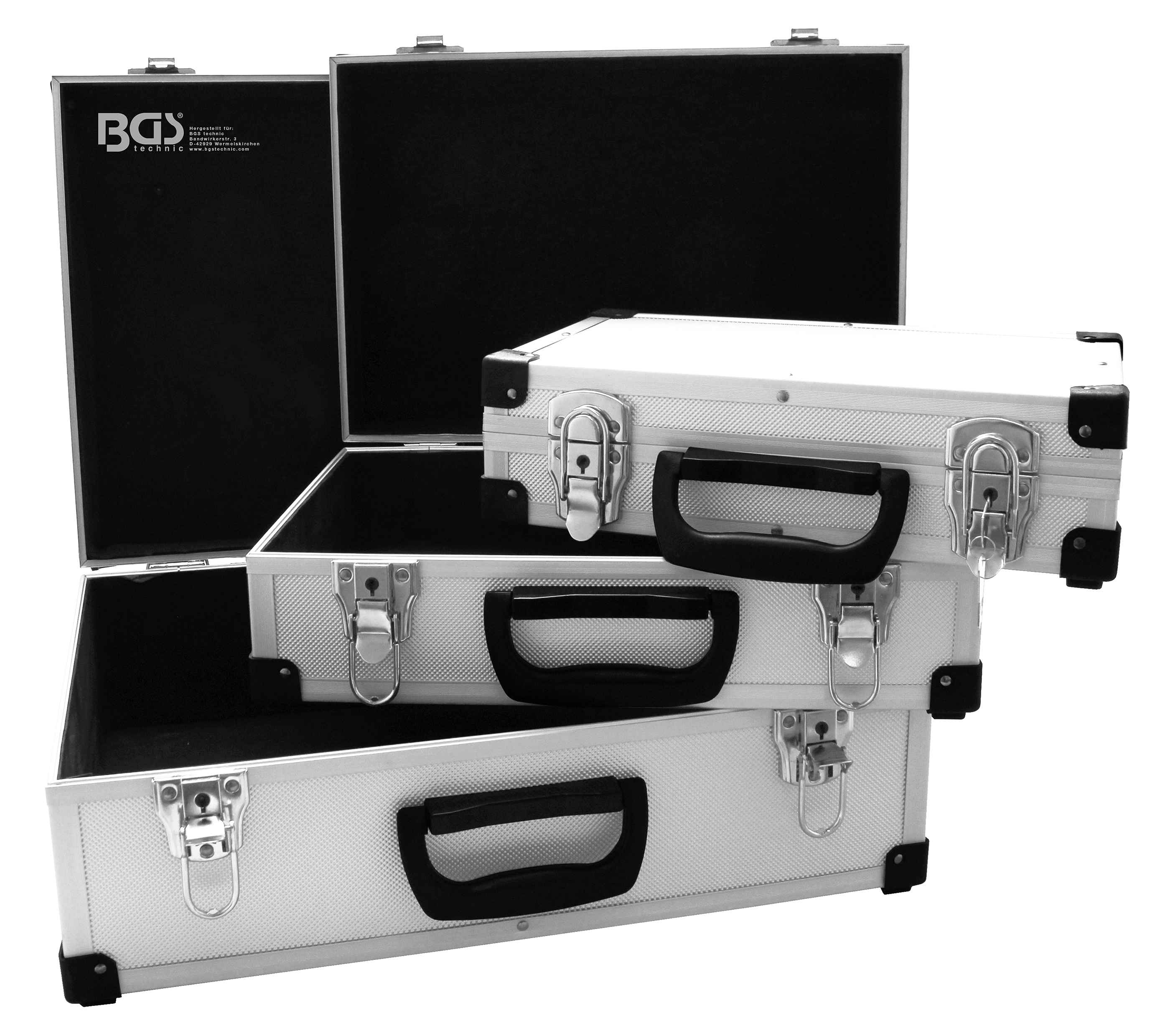 BGS 3307 Aluminiumkoffer-Satz | 3-tlg.