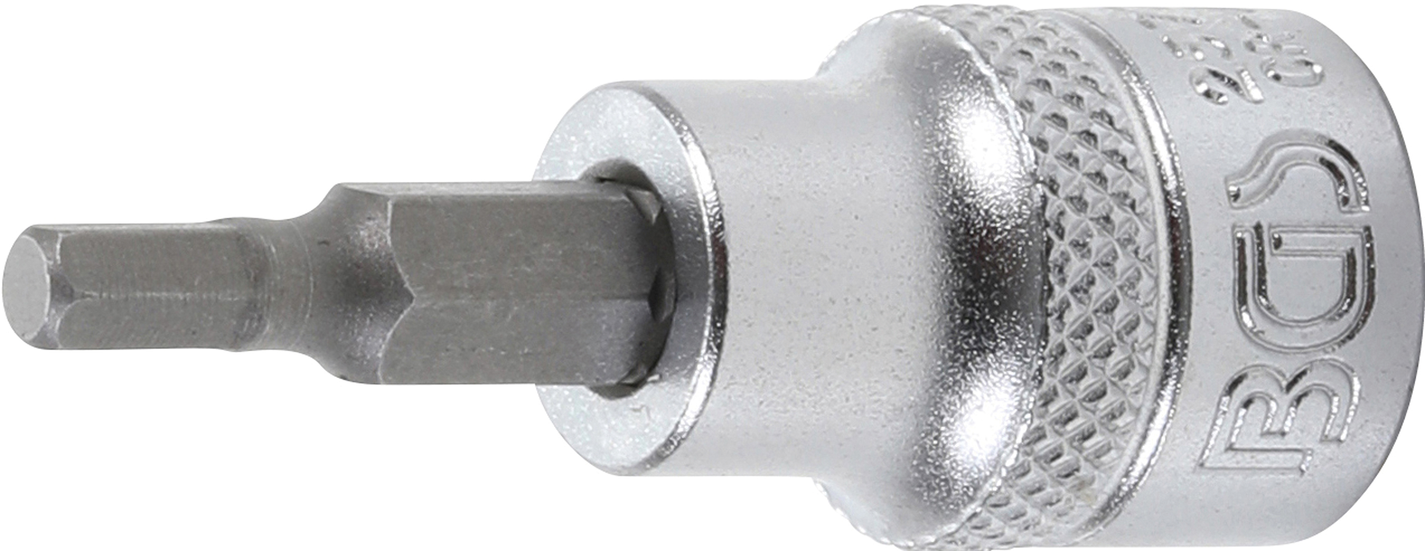 BGS 2577 Bit-Einsatz | Antrieb Innenvierkant 10 mm (3/8") | Innensechskant 4 mm BGS 2577 Bit-Einsatz | Antrieb Innenvierkant 10 mm (3/8") | Innensechskant 4 mm