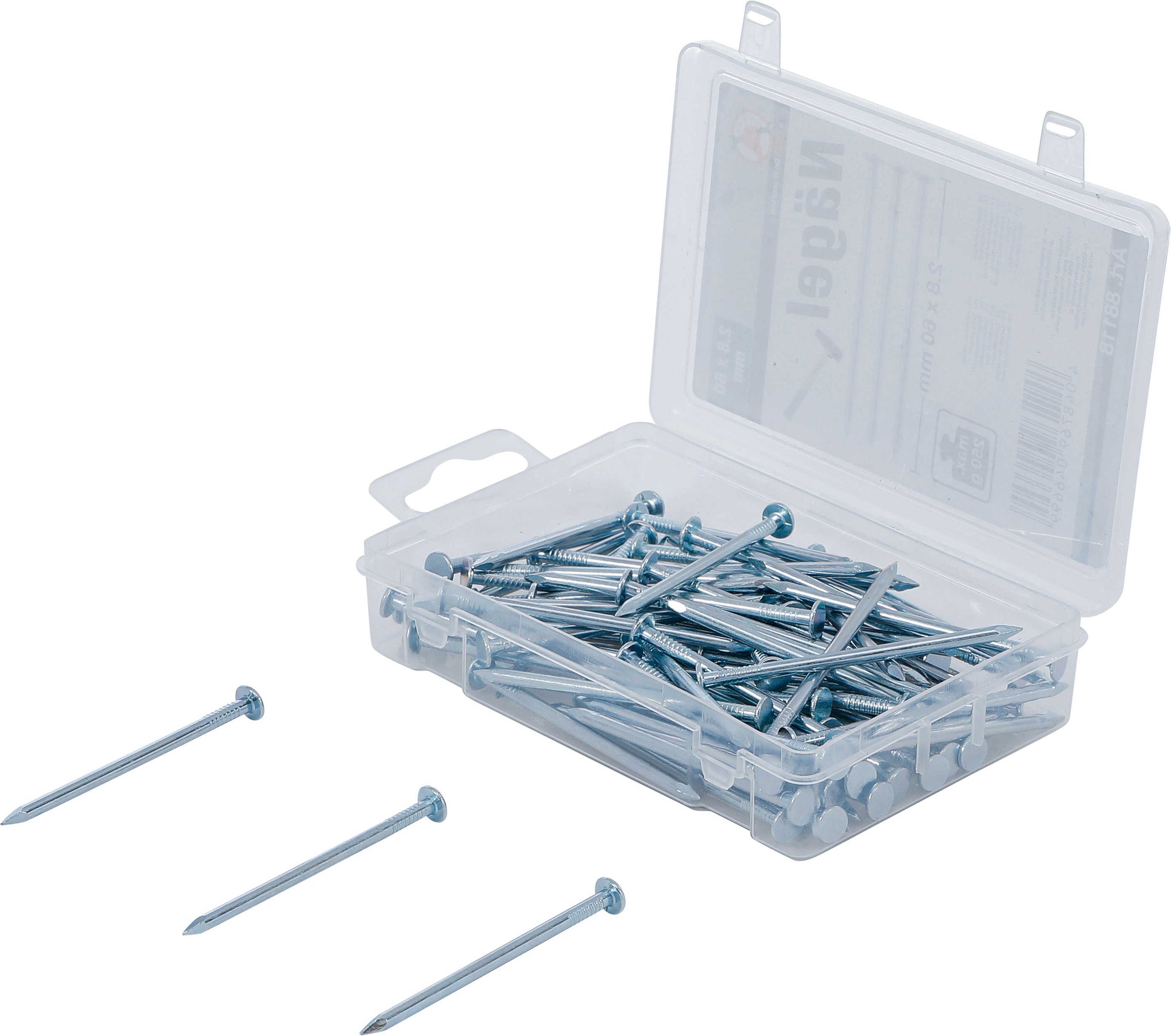 BGS 88118 Nägel-Sortiment | 250 g | 2,8 x 60 mm