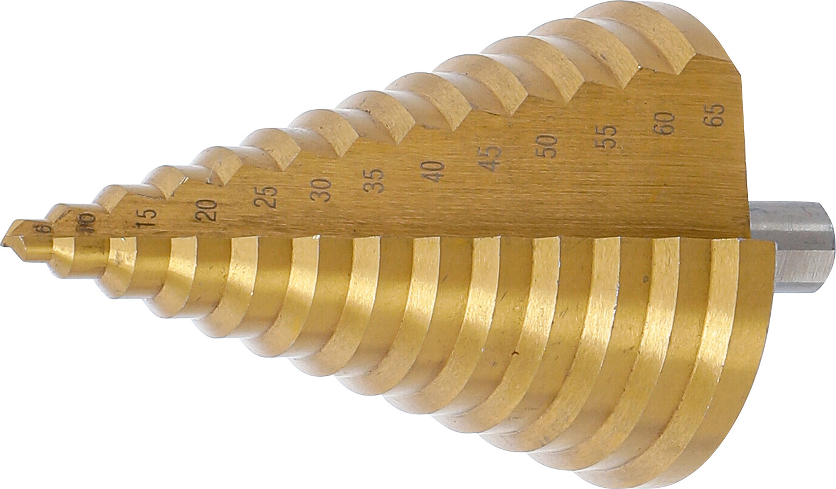 BGS 74433 Stufenbohrer | titan-nitriert | Ø 6 - 65 mm