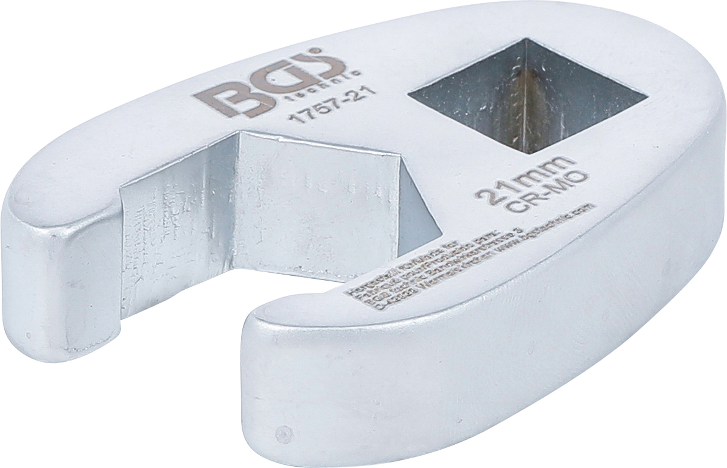 BGS 1757-21 Hahnenfußschlüssel | Antrieb Innenvierkant 12,5 mm (1/2") | SW 21 mm